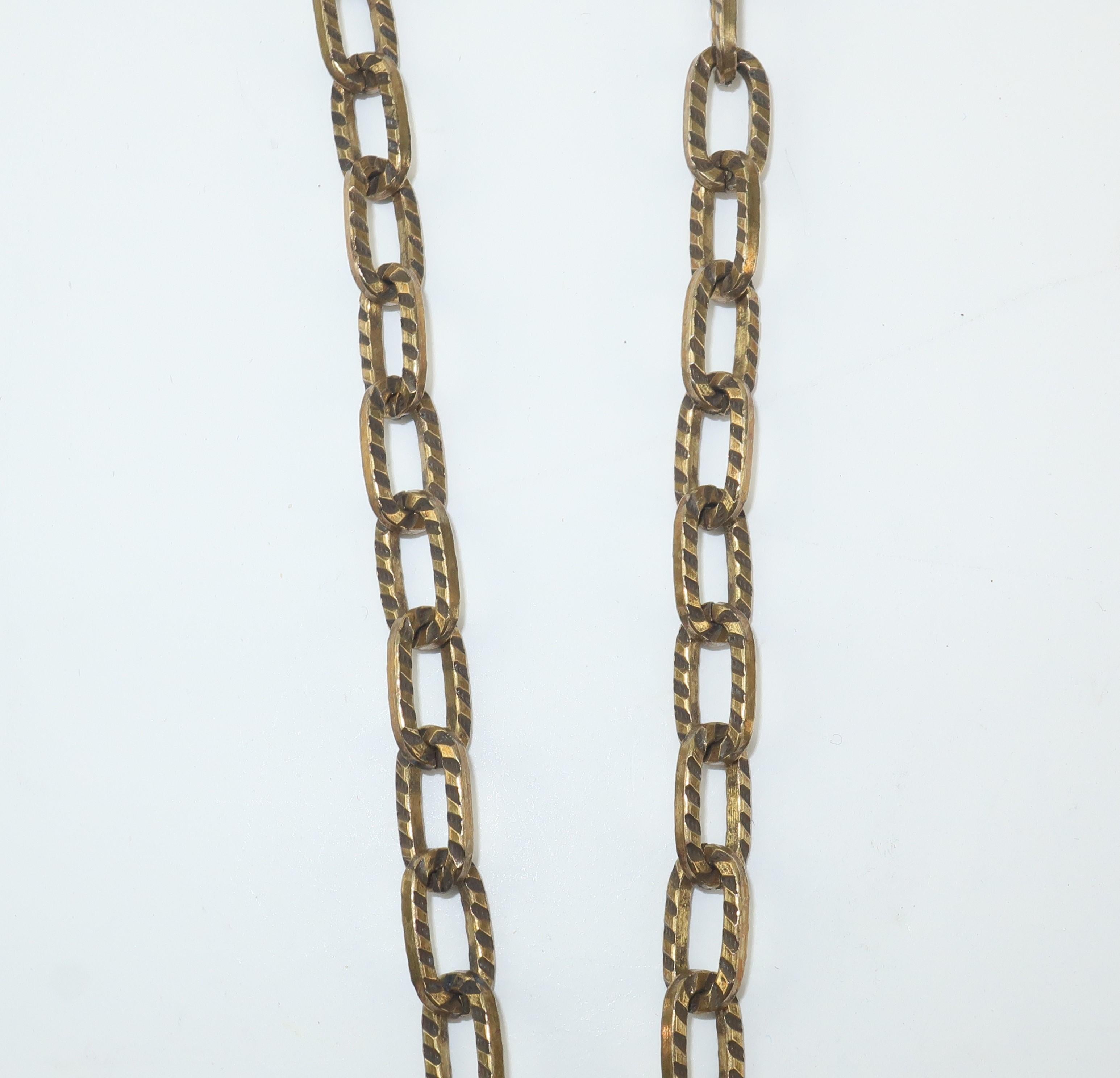 Geoffrey Beene Modernist Drop Pendant Necklace 2