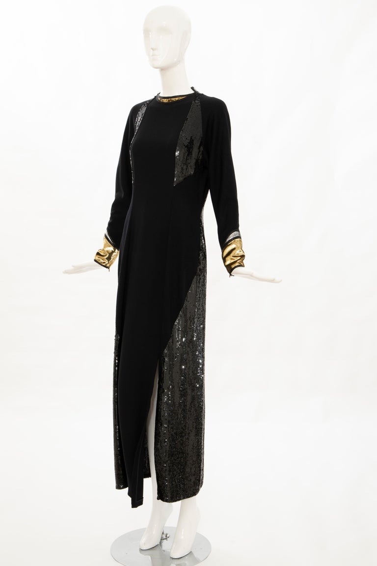 1991 Striped Silk Jersey Dress by Geoffrey Beene | XS/S