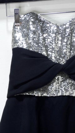 Geoffrey Beene Sequin Strapless Mini Dress