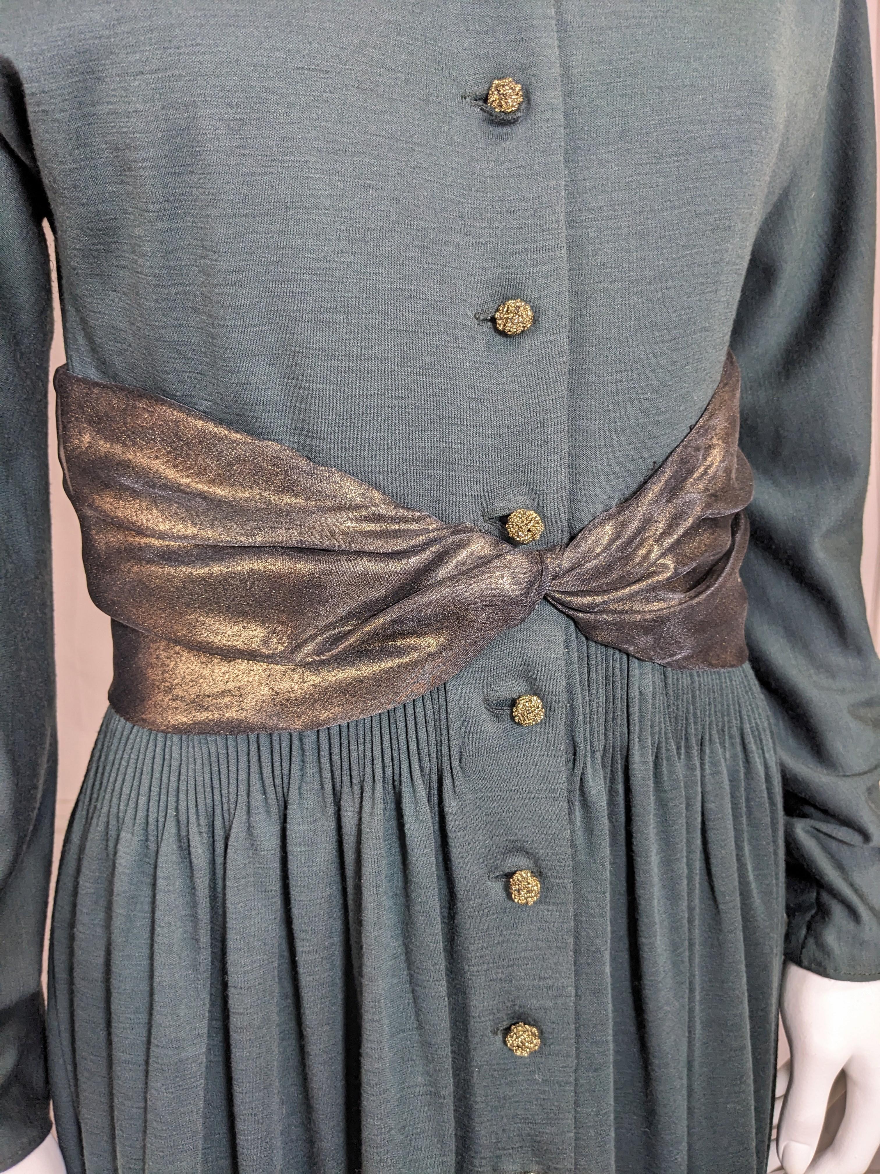 Vestido Geoffrey Beene de punto de cachemira de seda y cojea en Bueno estado para la venta en New York, NY