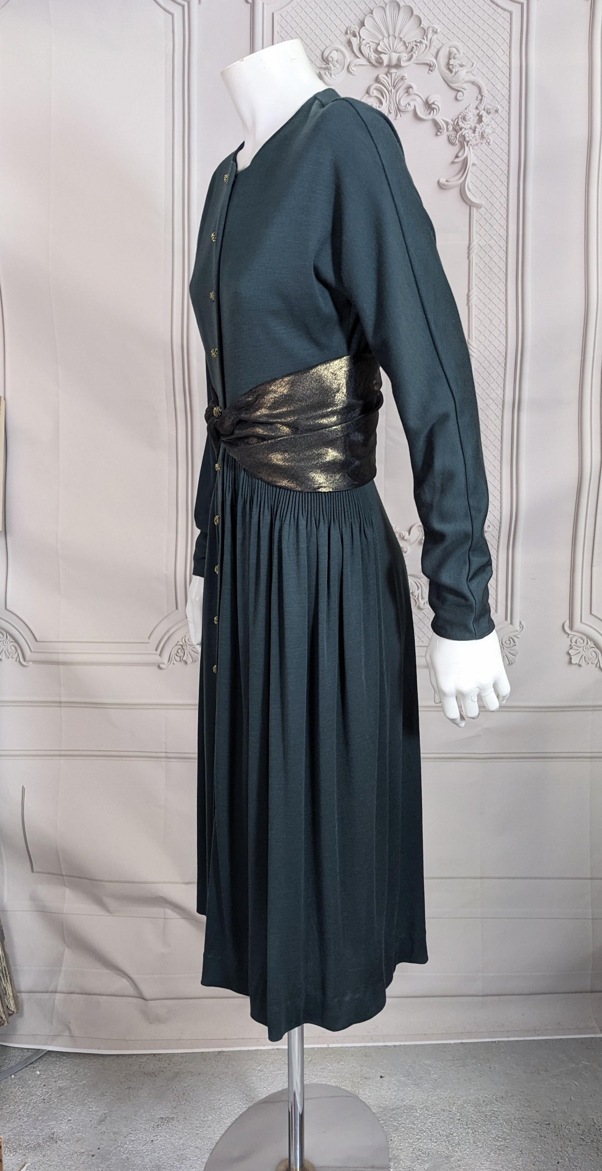 Femenino o masculino Vestido Geoffrey Beene de punto de cachemira de seda y cojea en venta