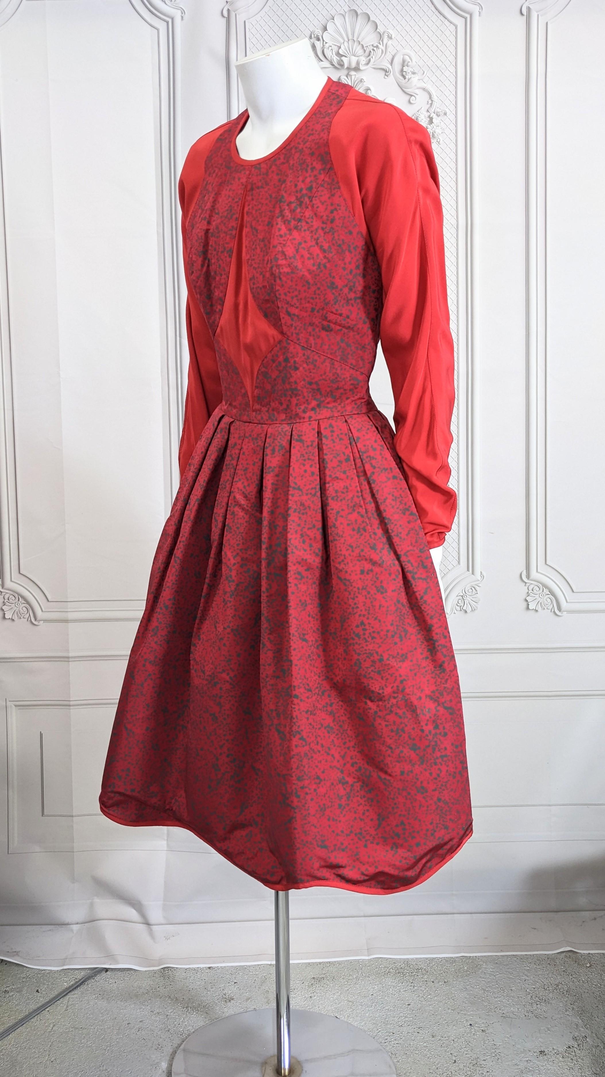 Geoffrey Beene Taffetta Cocktail Dress In Good Condition For Sale In New York, NY
