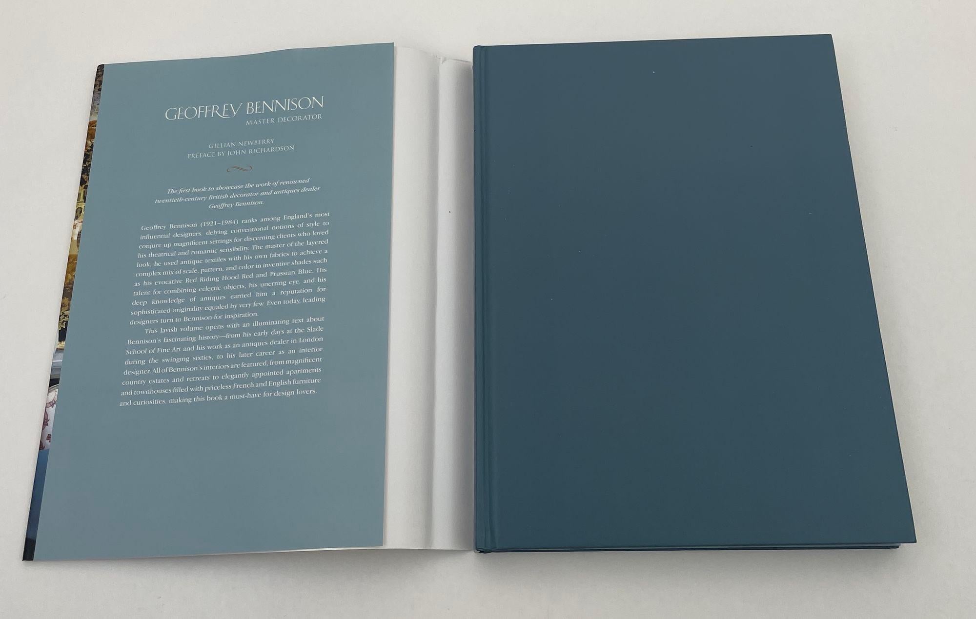 XXIe siècle et contemporain Geoffrey Bennison Master Decorator par Gillian Newberry et Sir John Richardson en vente