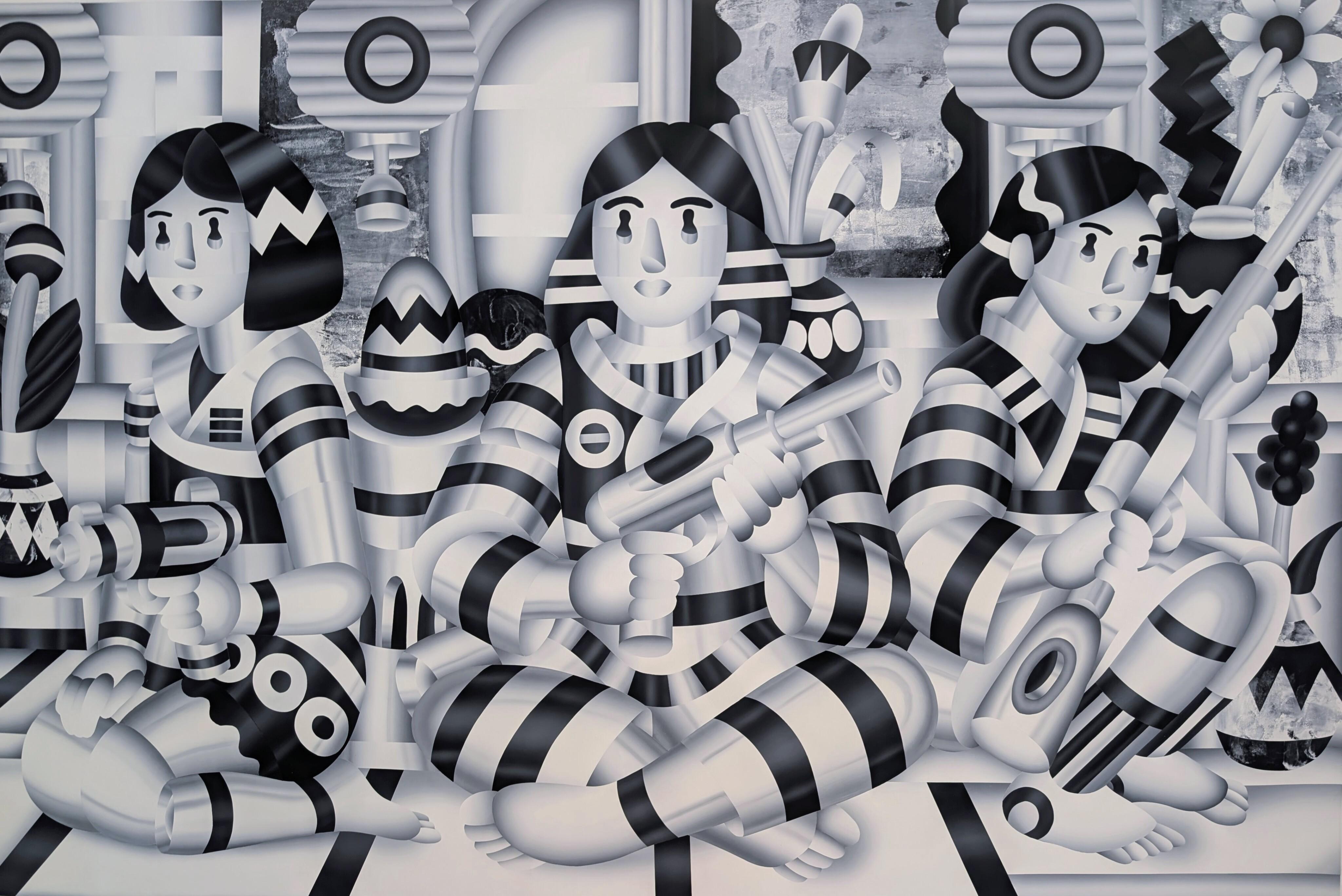 Geoffrey Bouillot - La Résistance, Painting 2025