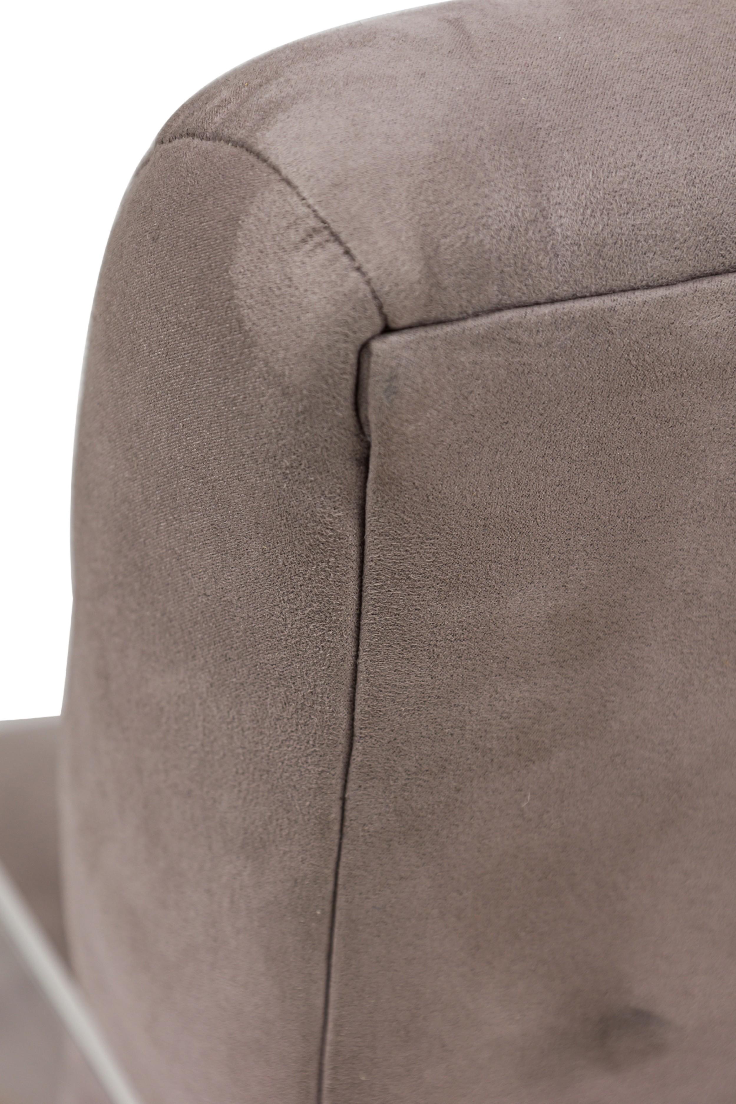 GEOFFREY BRADFIELD American Contemporary Lucite and Suede Loveseat Acrílico en venta