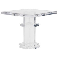 GEOFFREY BRADFIELD American Contemporary Lucite Center Table