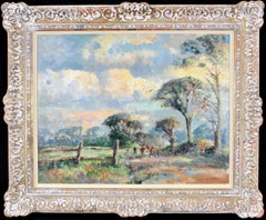 Bucolic Landscape - English Impressionist Norfolk Suffolk East Anglia Painting