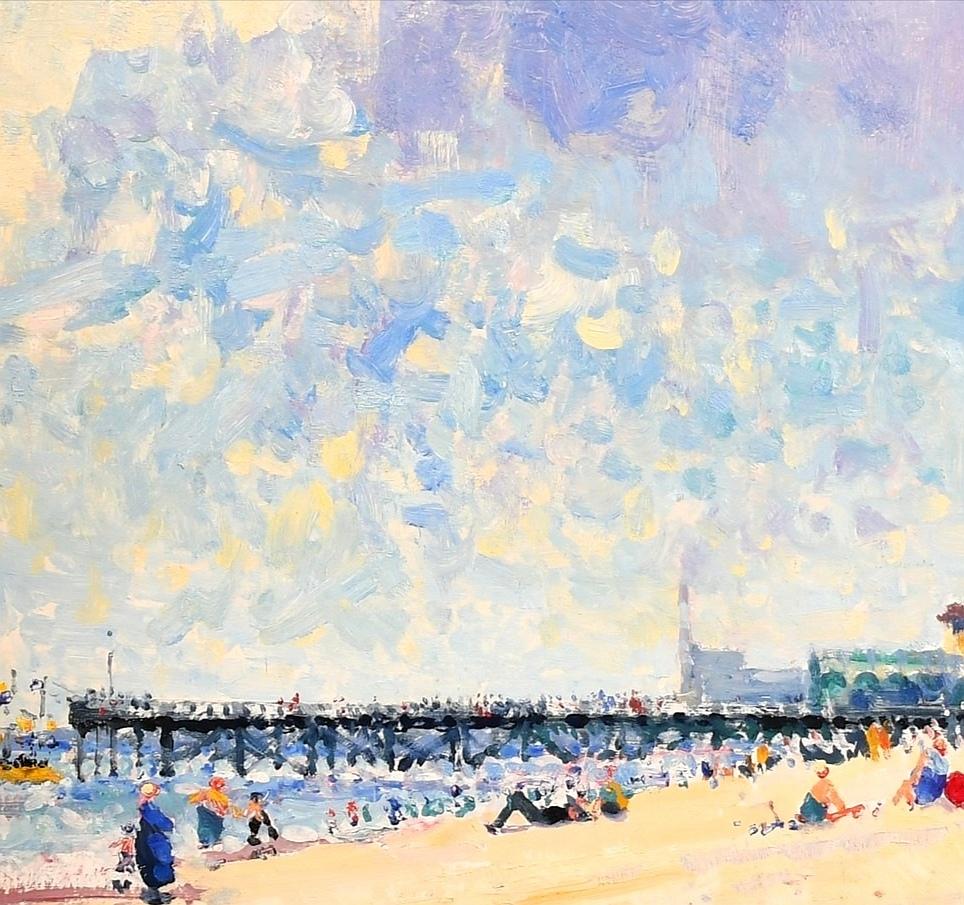 Great Yarmouth Beach - Impressionist Norfolk East Anglia Landscape Oil Painting 2