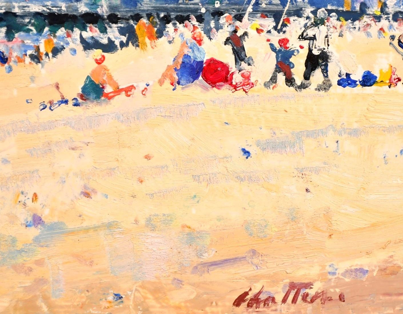 Great Yarmouth Beach - Impressionist Norfolk East Anglia Landscape Oil Painting 3