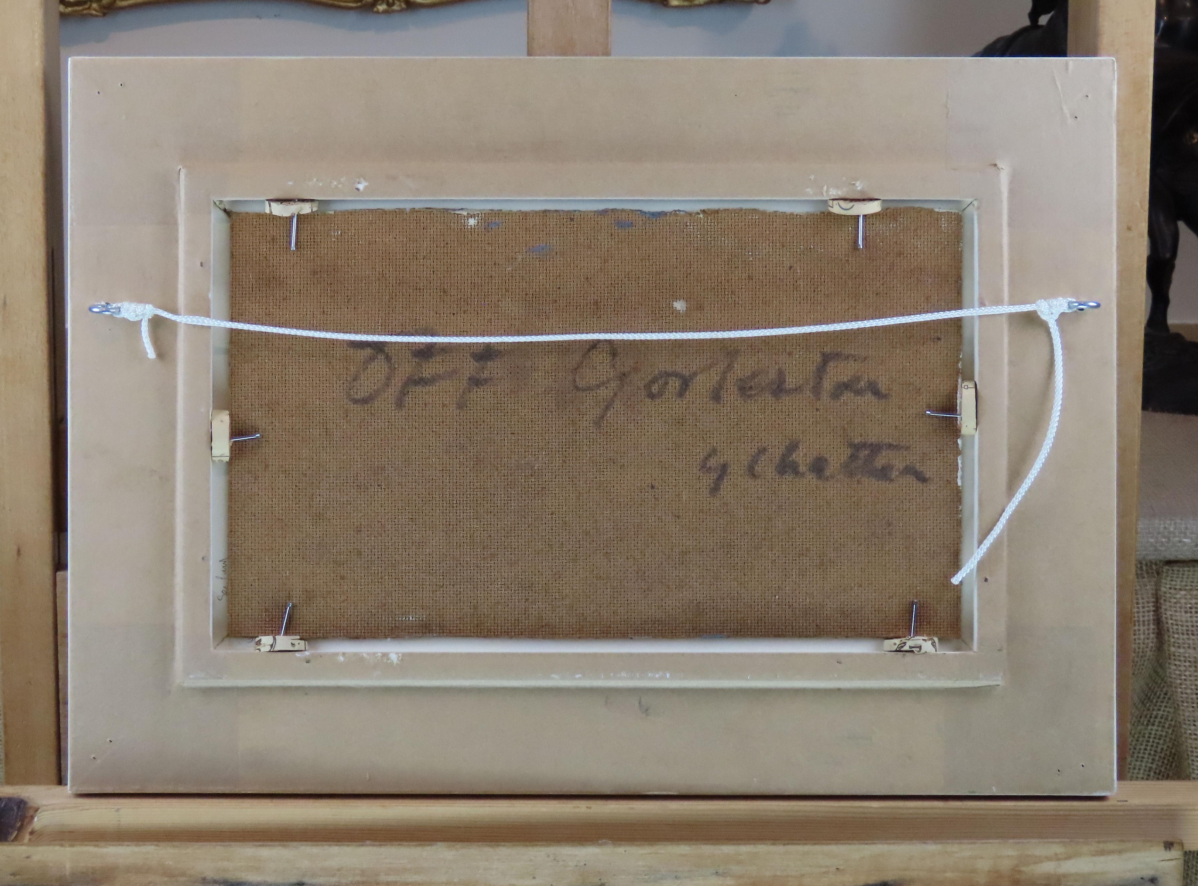 Original Ölgemälde auf Karton, Geoffrey Chatten R.B.A. „Off Gorleston“ im Angebot 6
