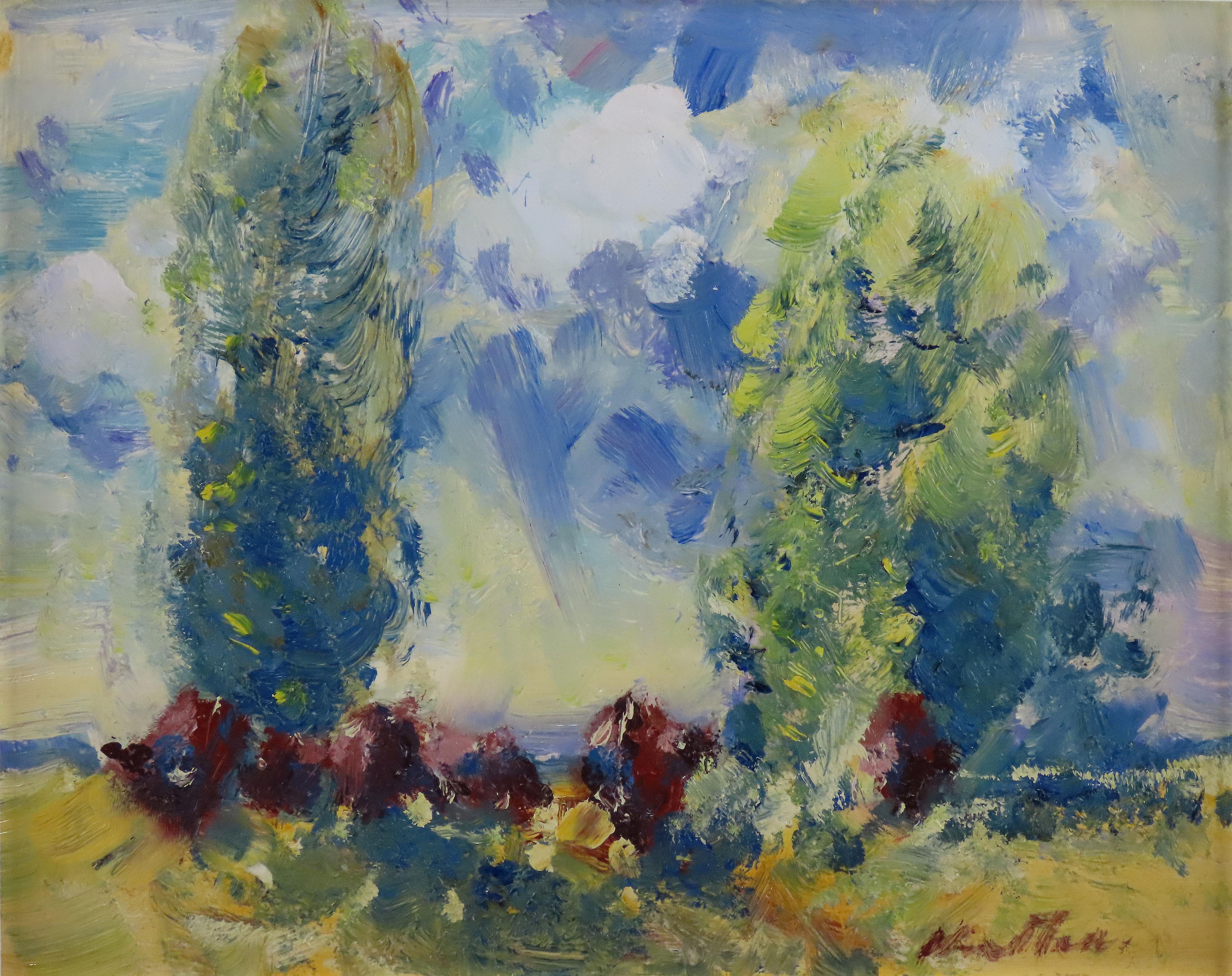 Ein Paar Original-Ölgemälde auf Karton, Geoffrey Chatten R.B.A. 