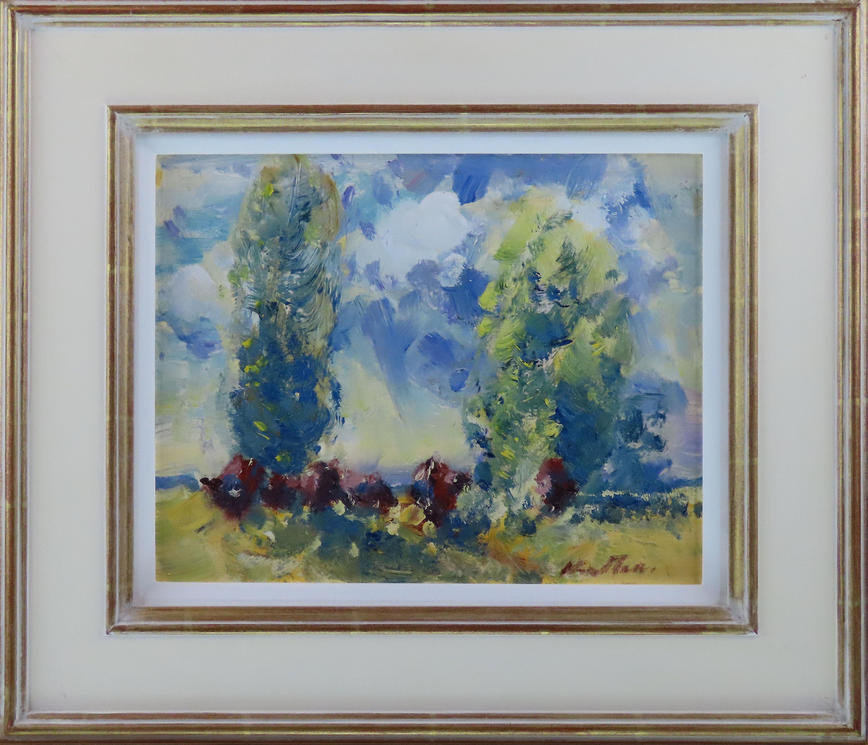 Ein Paar Original-Ölgemälde auf Karton, Geoffrey Chatten R.B.A. 