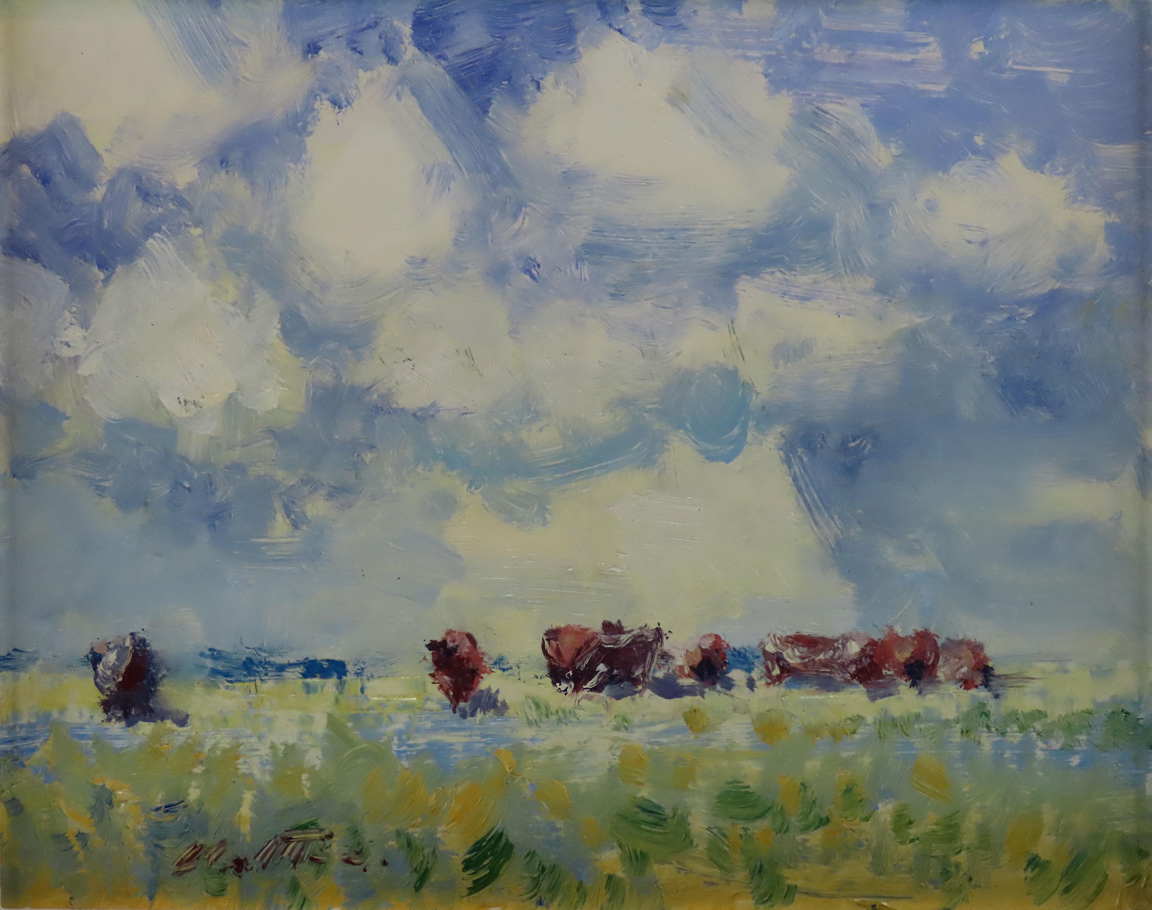 Ein Paar Original-Ölgemälde auf Karton, Geoffrey Chatten R.B.A. 