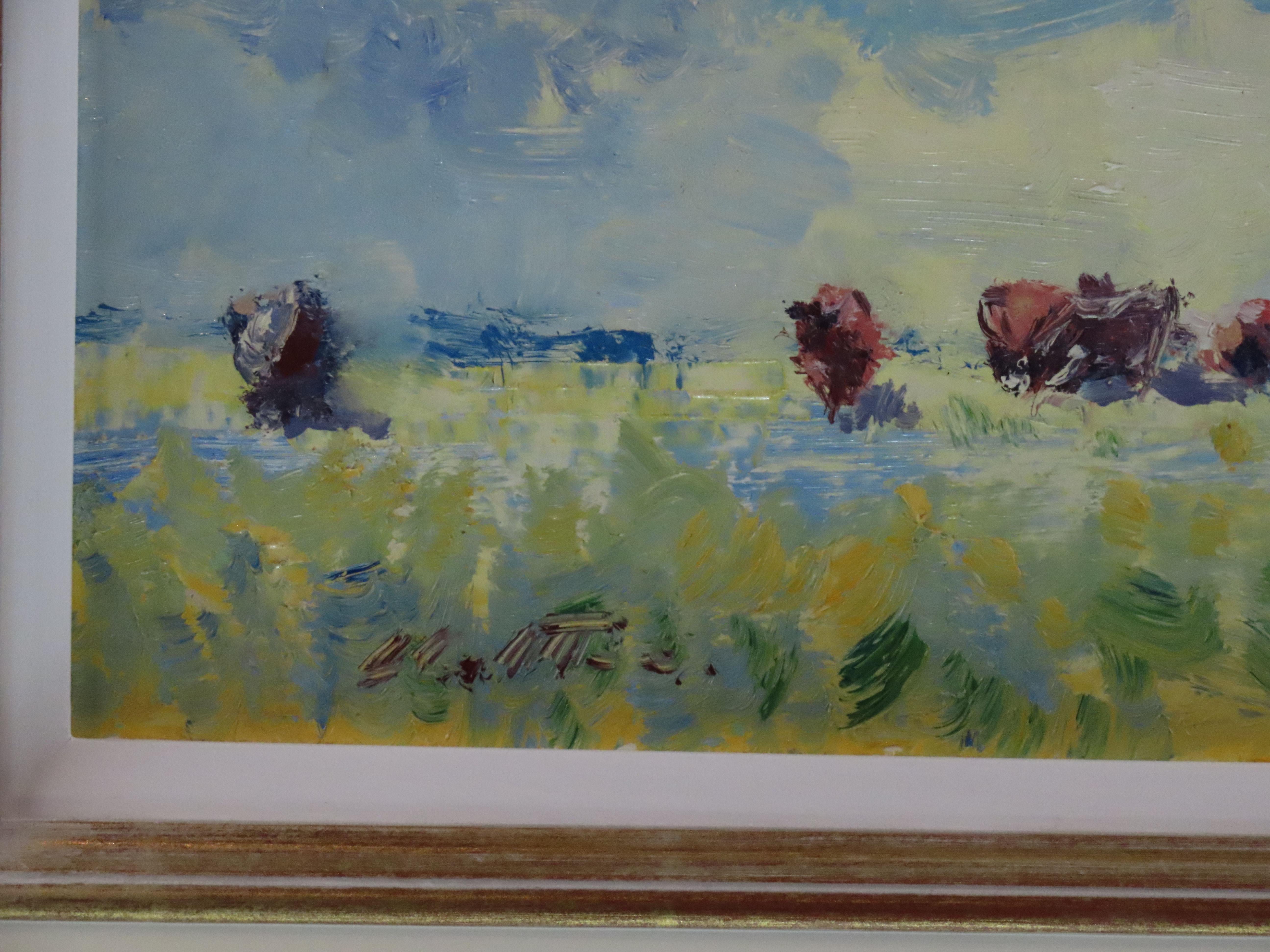 Ein Paar Original-Ölgemälde auf Karton, Geoffrey Chatten R.B.A. 