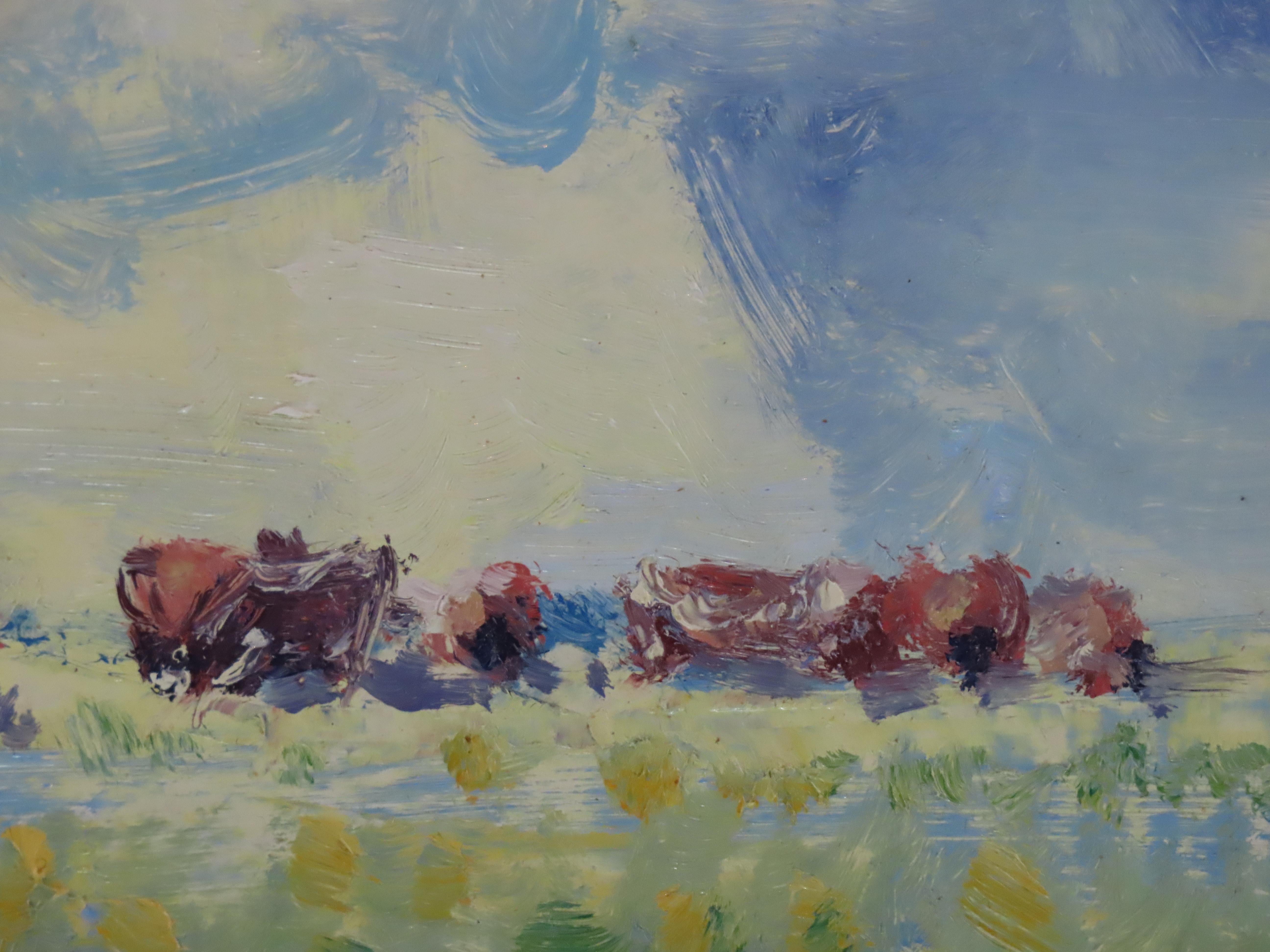 Ein Paar Original-Ölgemälde auf Karton, Geoffrey Chatten R.B.A. 
