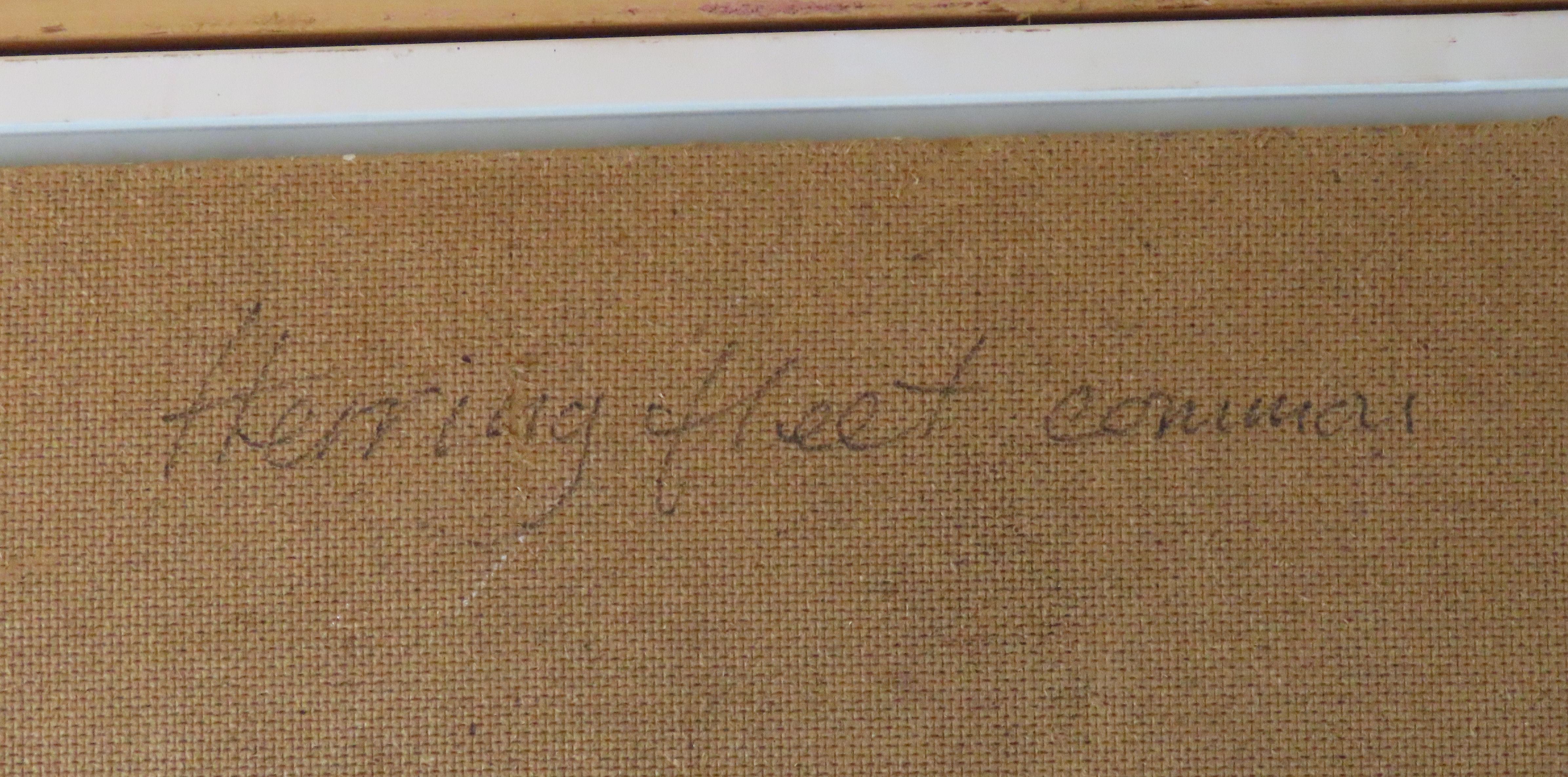 Original Ölgemälde auf Karton, Geoffrey Chatten R.B.A. „Herring Fleet Common“, Geoffrey Chatten im Angebot 8