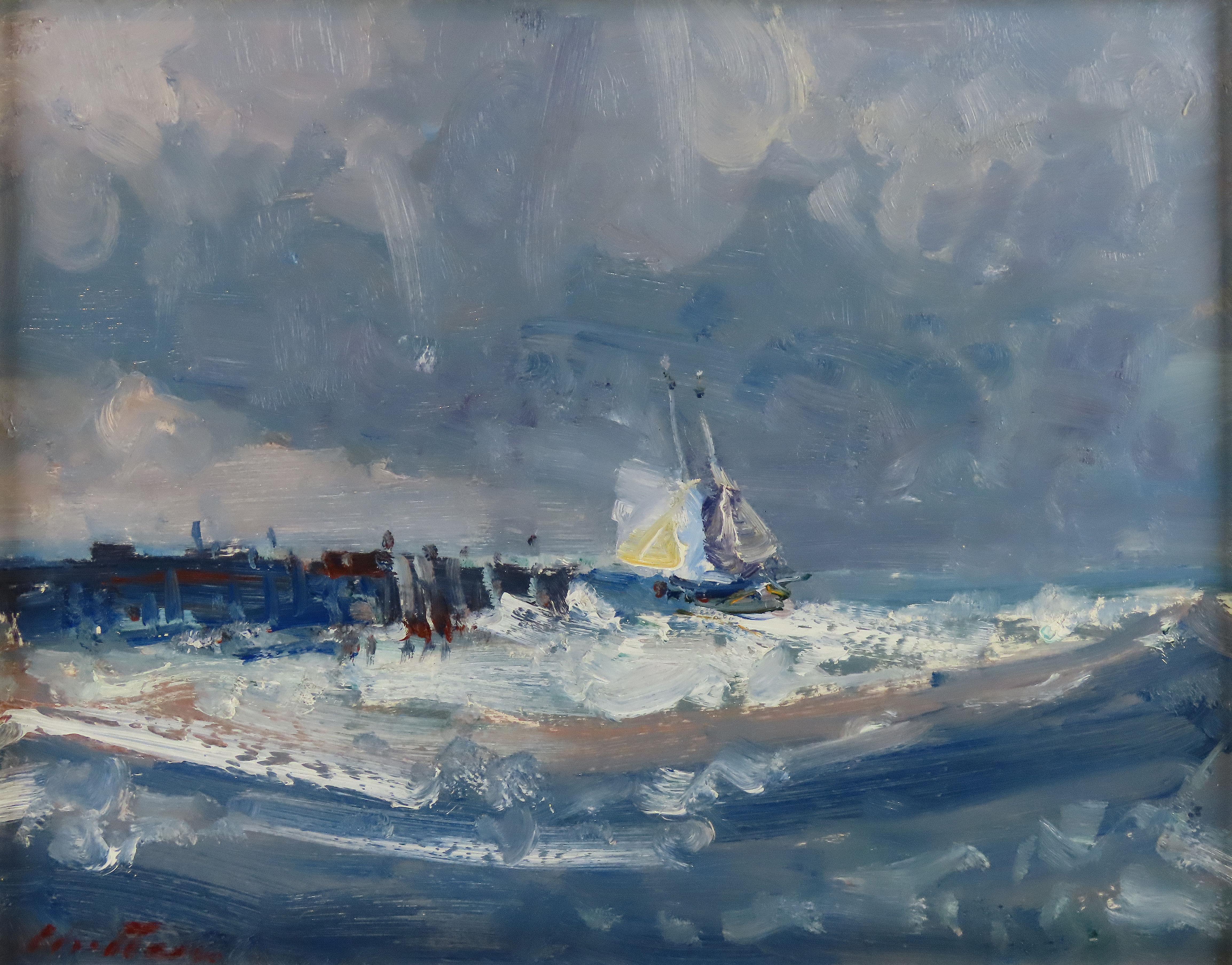 Olio originale su tavola, Geoffrey Chatten R.B.A. 