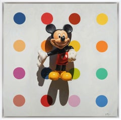 "Trompe Toy" Contemporary Realistic Pop Art Framed Oil On Linen Painting