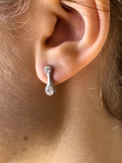 Geoffrey Good Galaxy Diamond Drop Studs 18k Gold