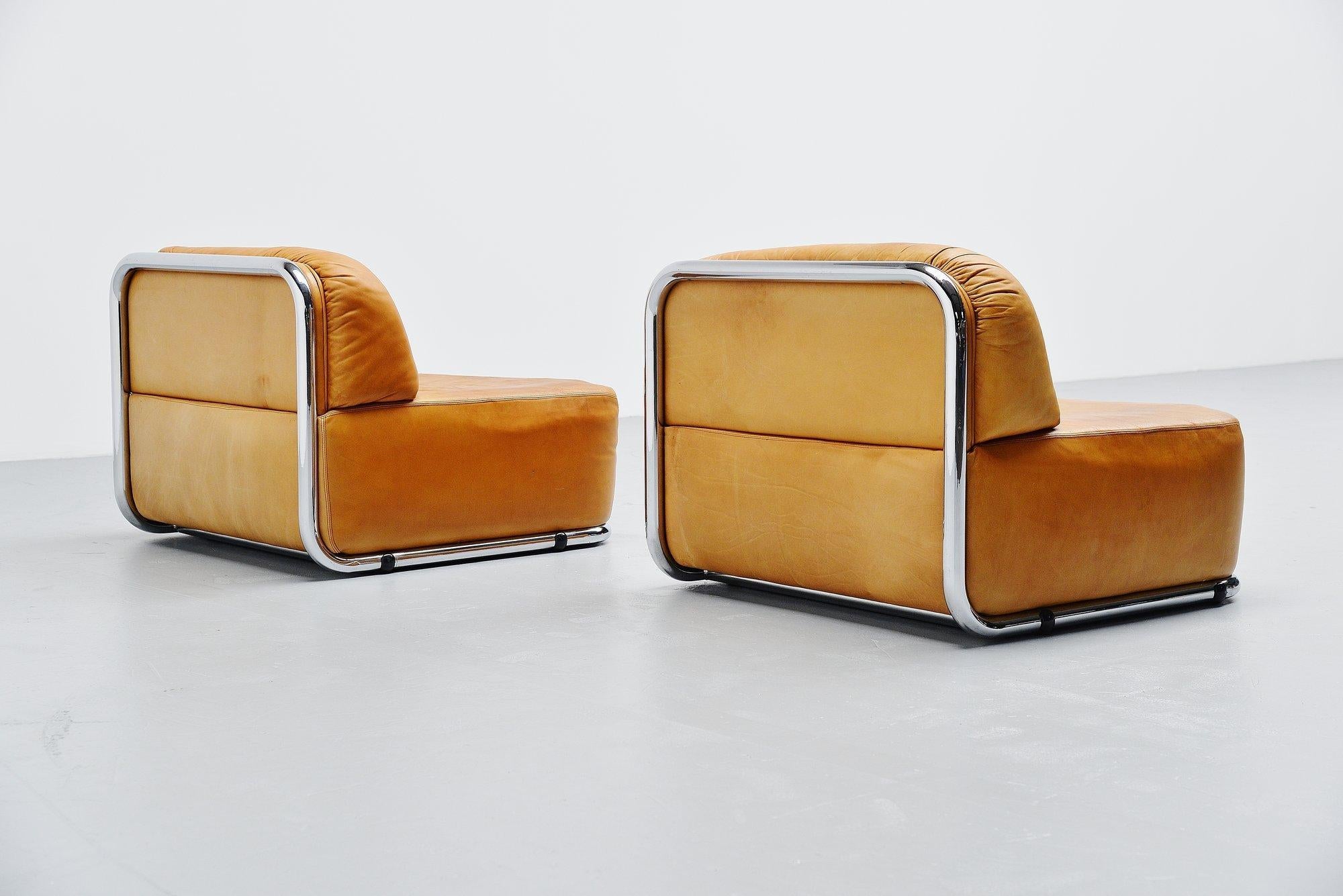 Dutch Geoffrey Harcourt Artifort Lounge Chairs Holland, 1973