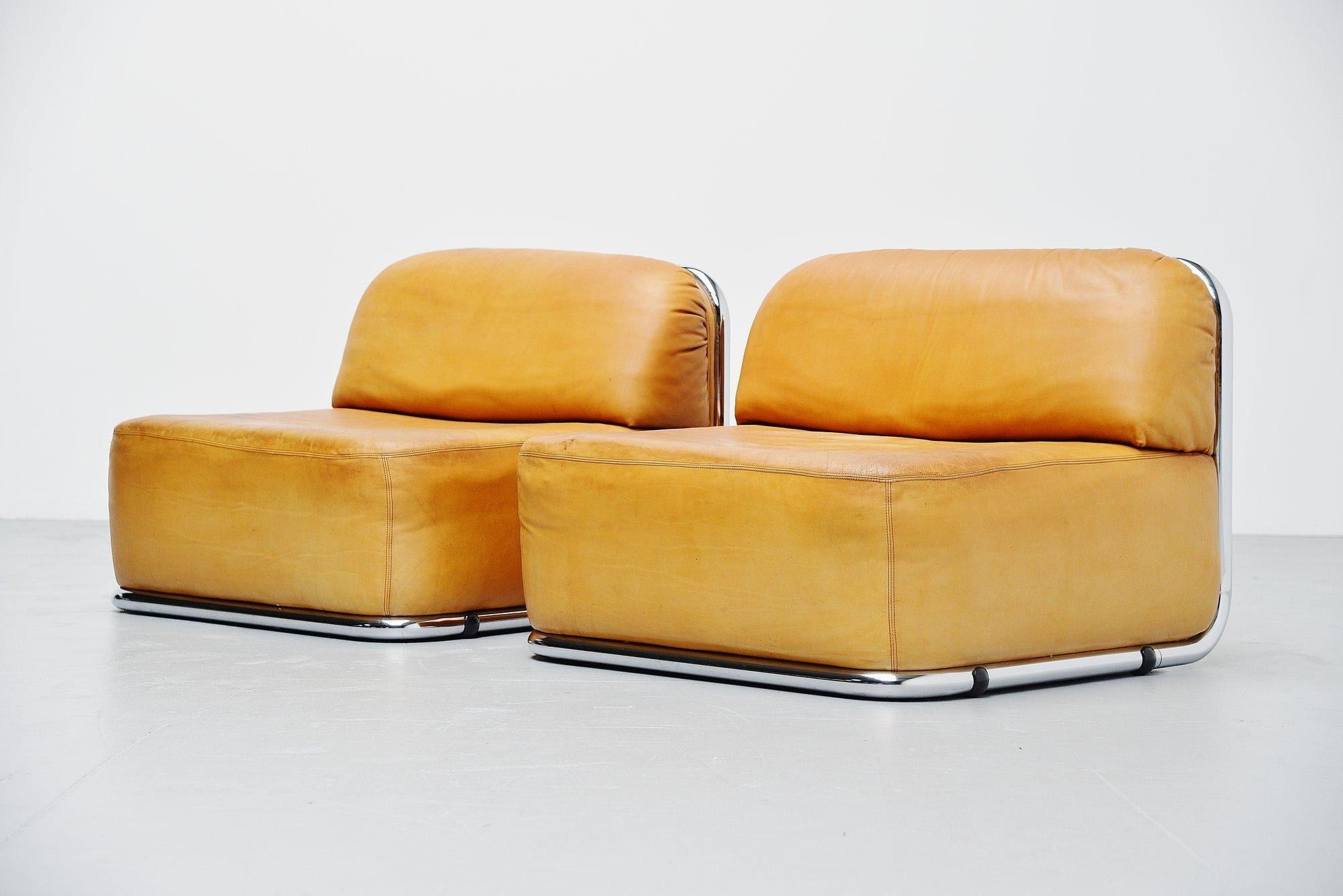 Late 20th Century Geoffrey Harcourt Artifort Lounge Chairs Holland, 1973