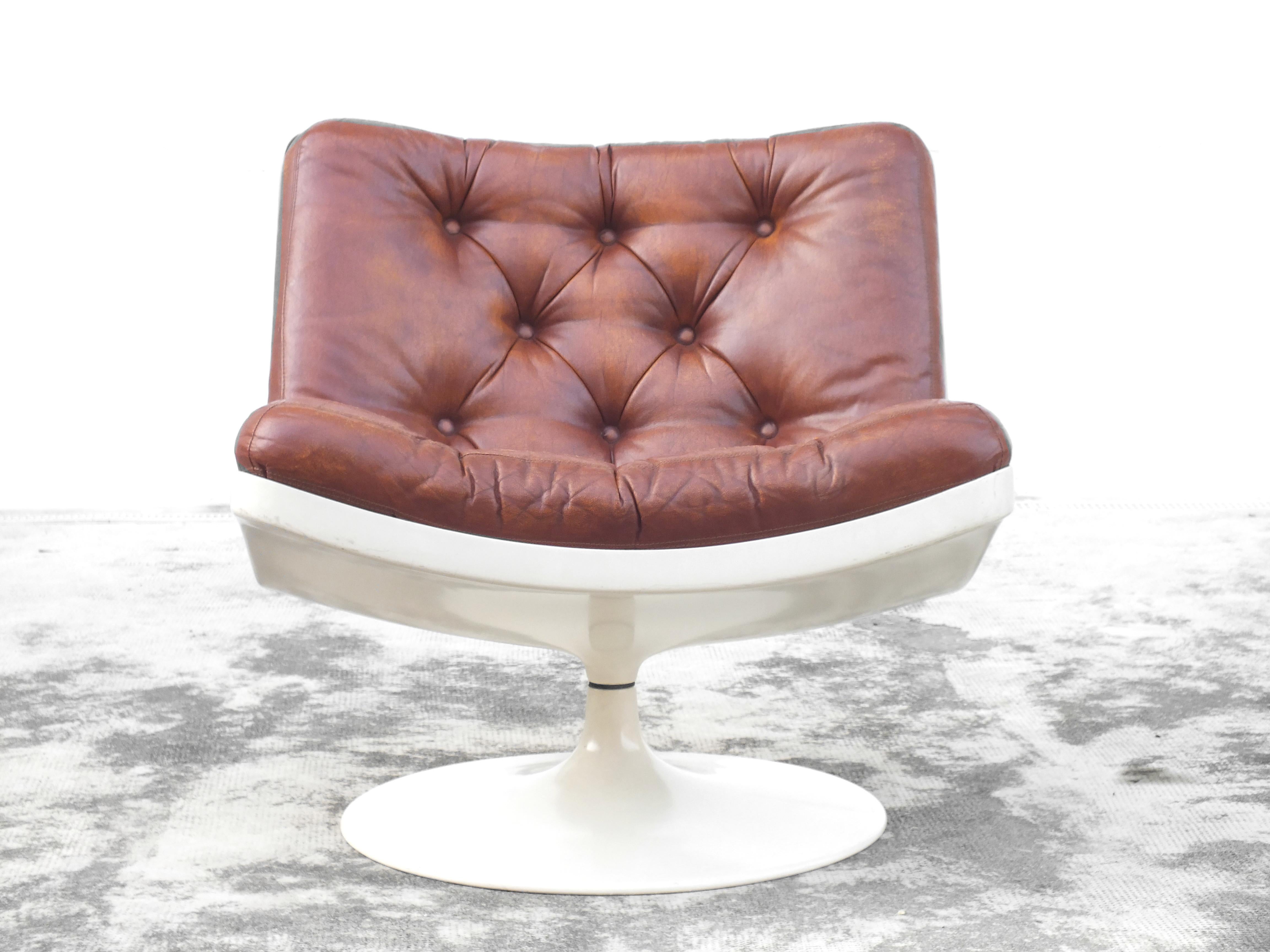 Attributed to Geoffrey Harcourt design Artifort in years '68  space age armchair For Sale 1