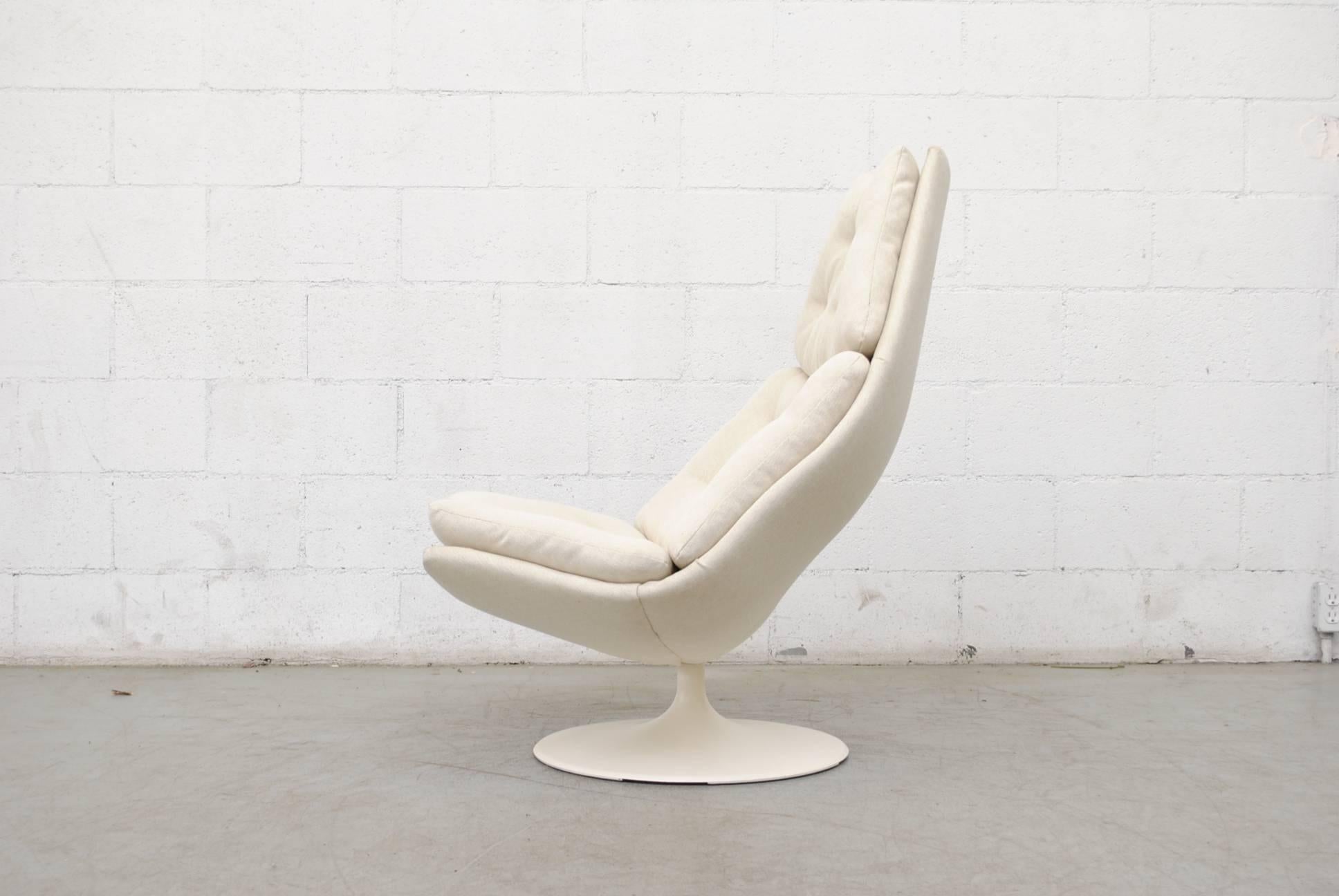 Dutch Geoffrey Harcourt F588 Lounge Chair for Artifort with Ottoman