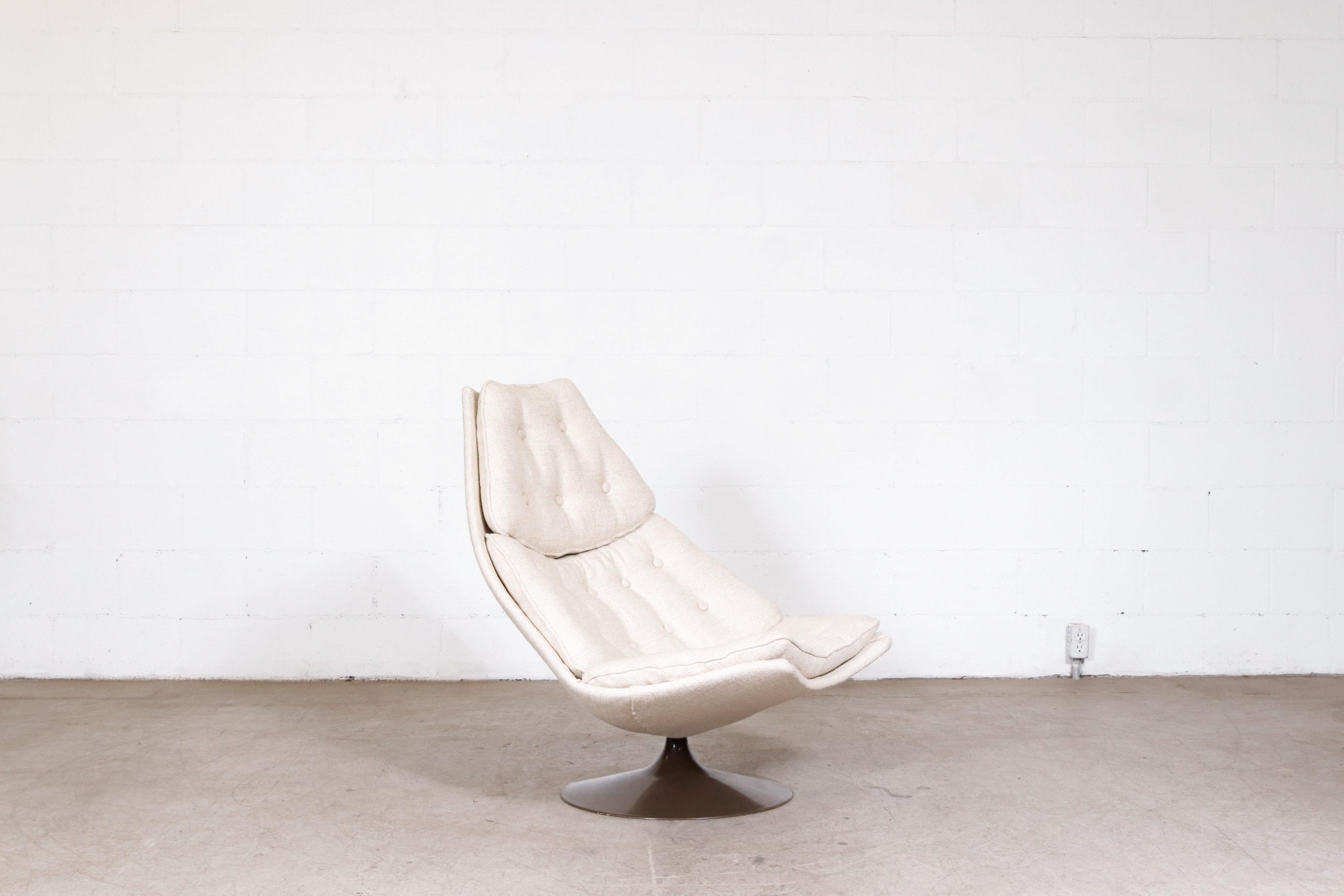 Mid-20th Century Geoffrey Harcourt 'F588' Swivel Lounge Chair