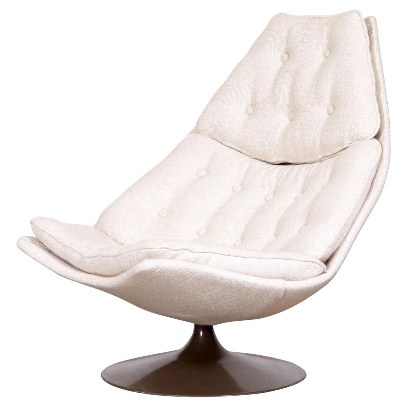 Geoffrey Harcourt 'F588' Swivel Lounge Chair