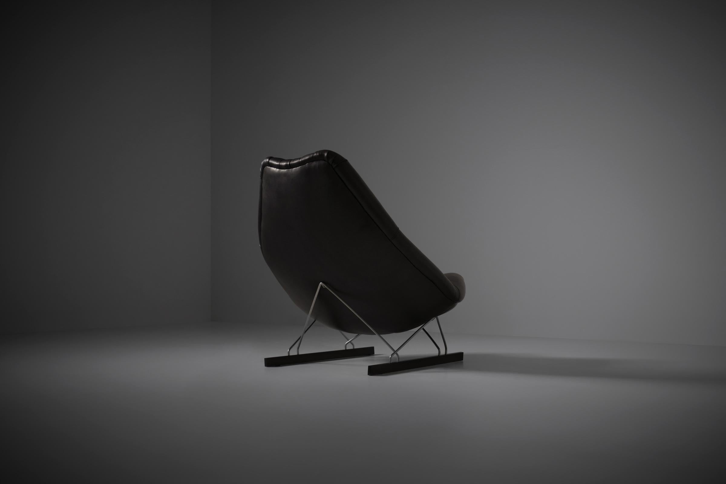 Dutch Geoffrey Harcourt 'F592' Lounge Chair for Artifort, 1966