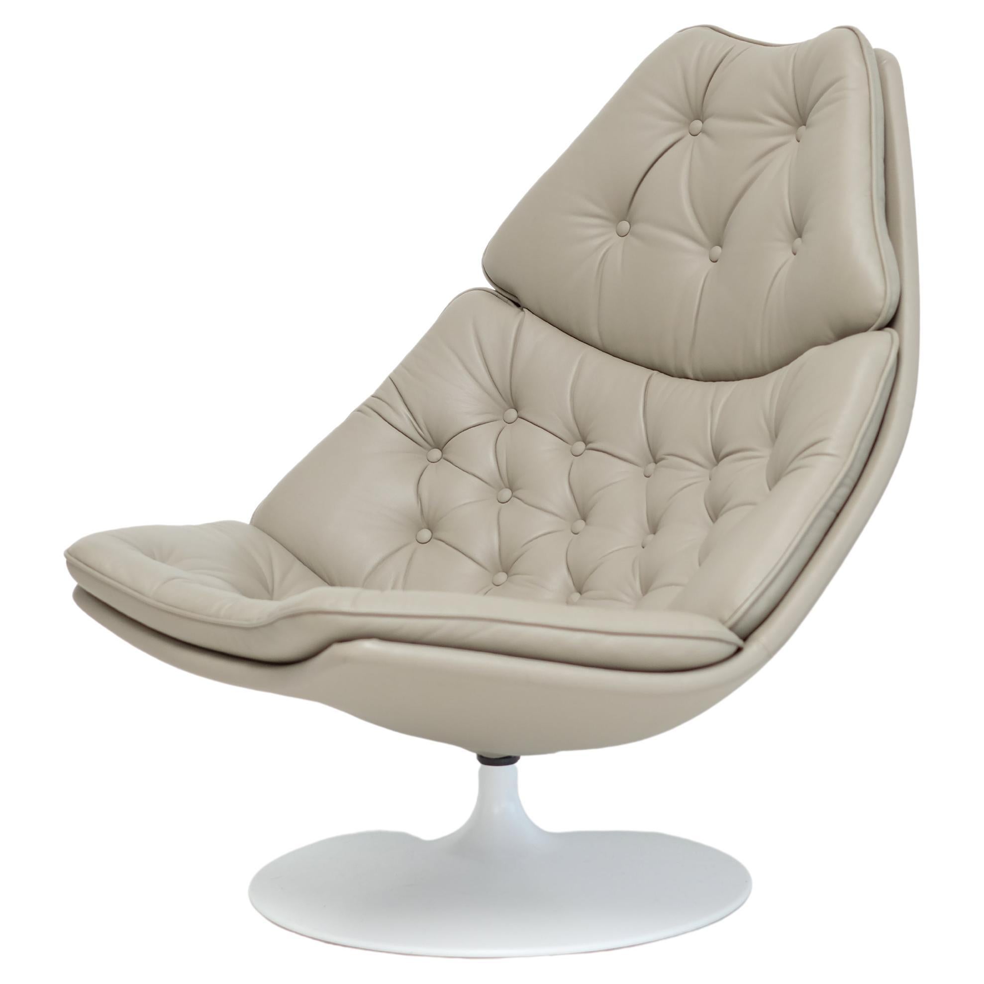 Geoffrey Harcourt for Artifort F588 Swivel Lounge Chair For Sale