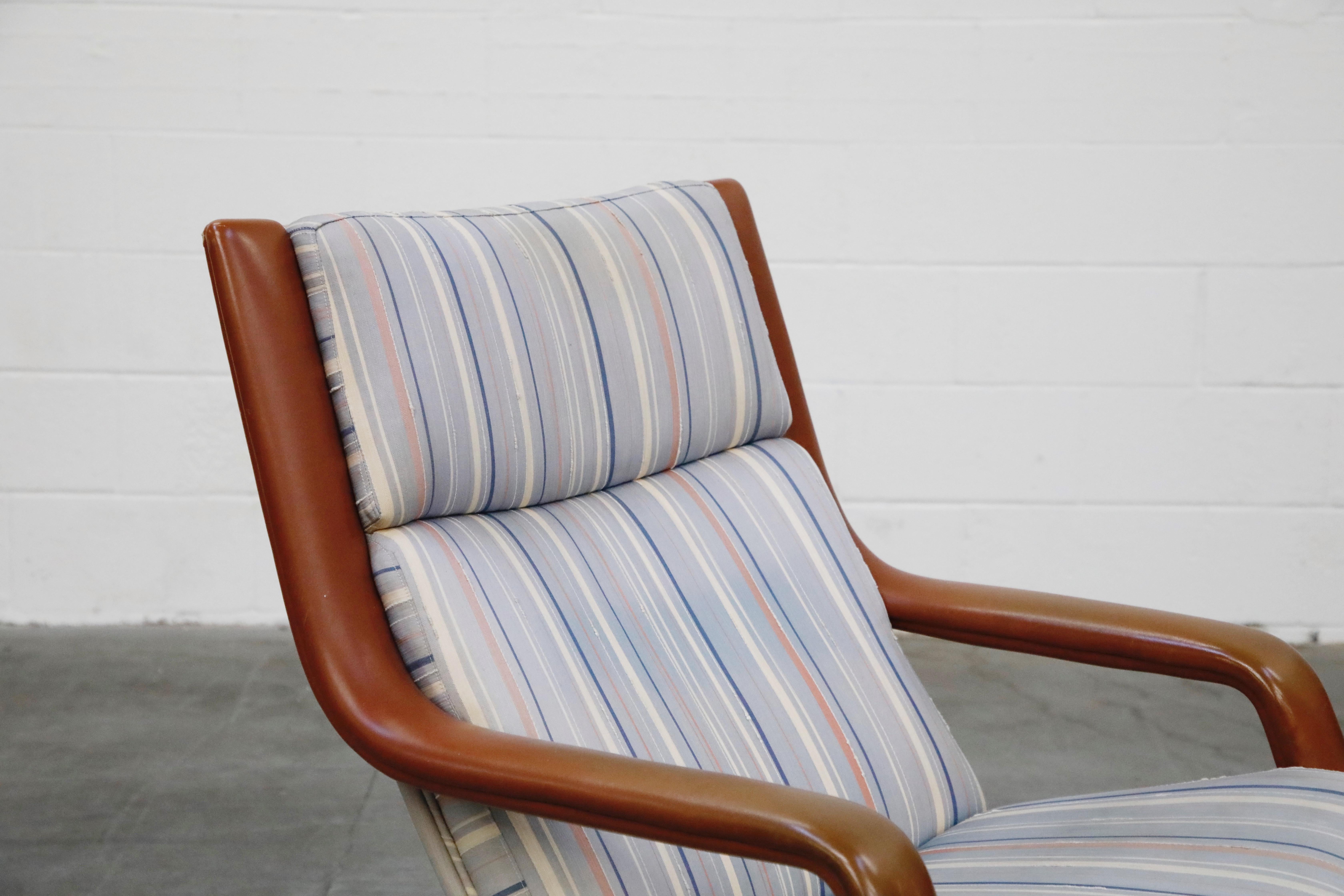 Geoffrey Harcourt for Artifort Model #F-140 Swivel Lounge Armchair, circa 1970s 8