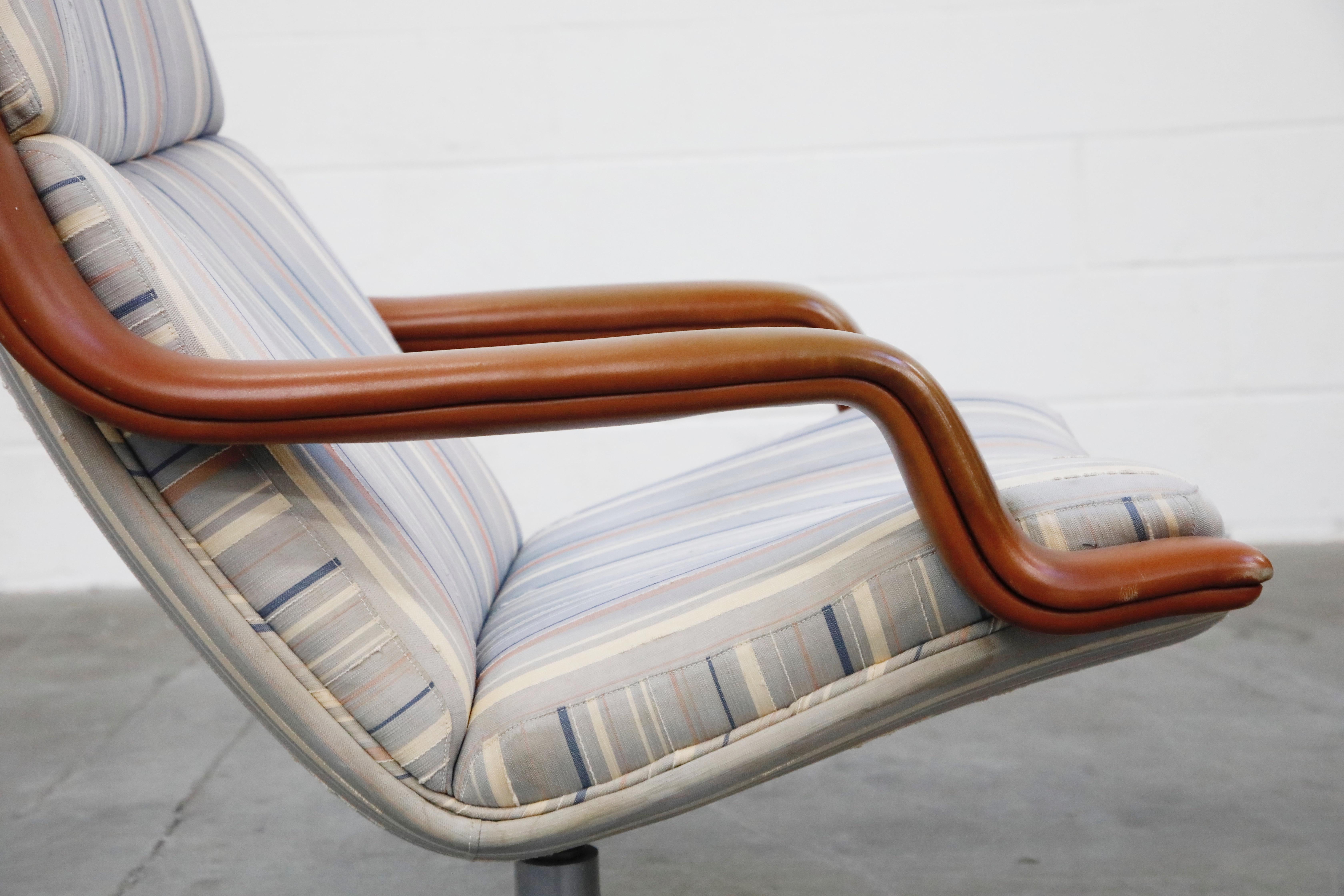 Geoffrey Harcourt for Artifort Model #F-140 Swivel Lounge Armchair, circa 1970s 11