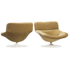 Geoffrey Harcourt Model F 518 Swivel Lounge Chairs for Artifort, Set of Two