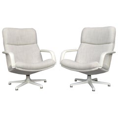 Geoffrey Harcourt Model F154 Swivel Lounge Armchairs by Artifort