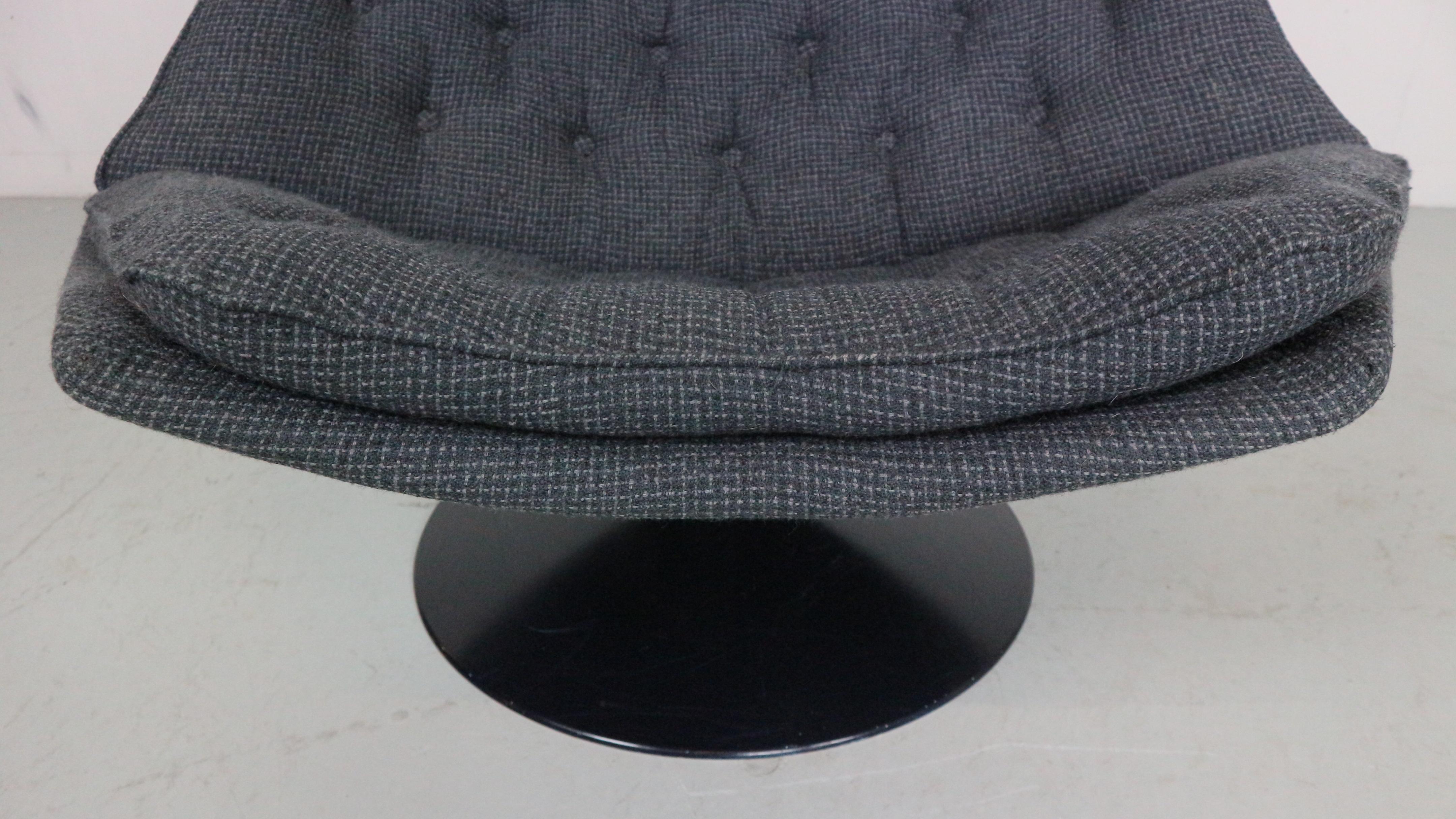 Geoffrey Harcourt Swivel Lounge Chair F511 for Artifort, 1960s, Netherlands 8