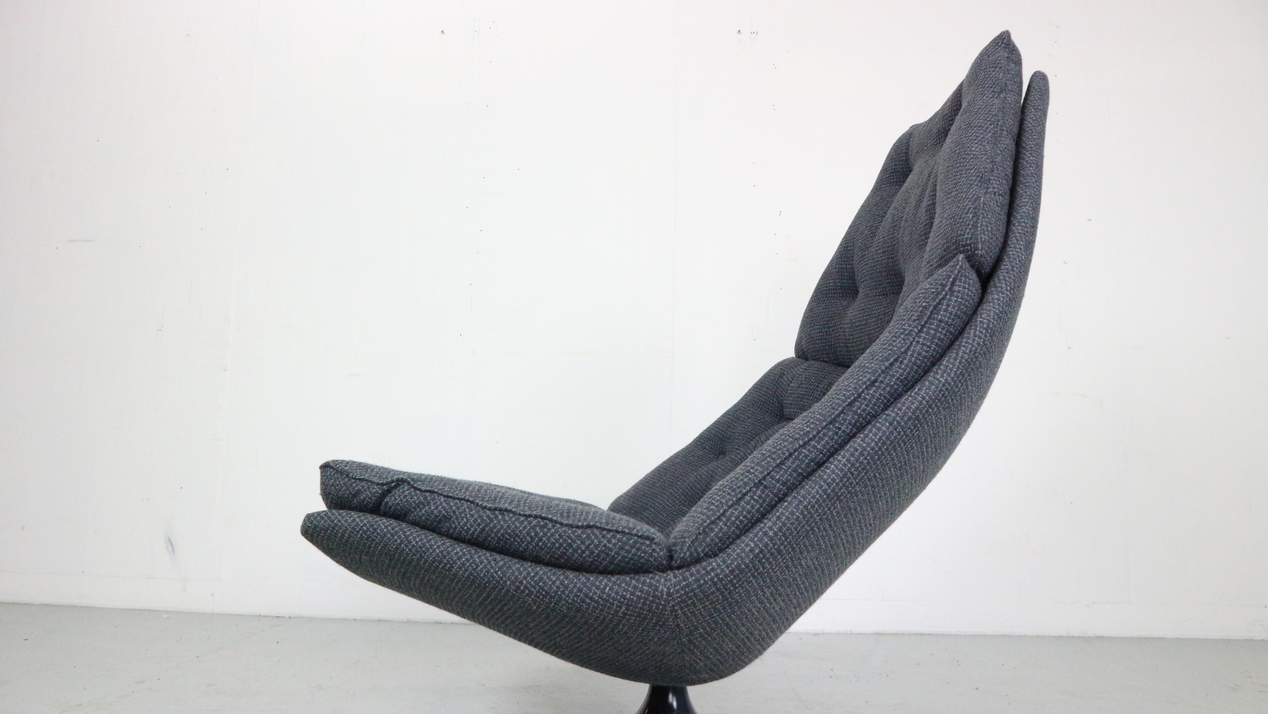 Geoffrey Harcourt Swivel Lounge Chair F511 for Artifort, 1960s, Netherlands 10