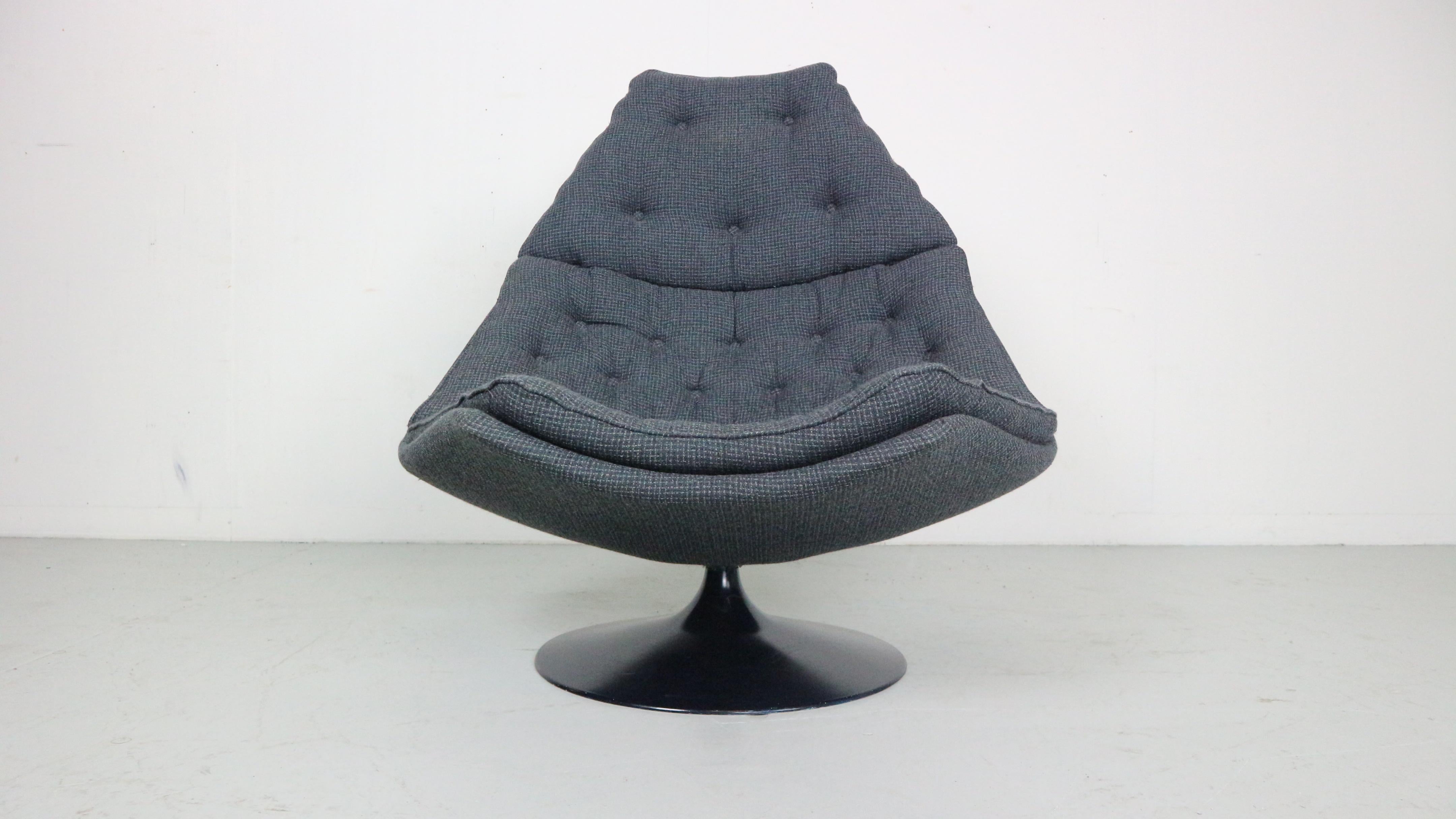 Dutch Geoffrey Harcourt Swivel Lounge Chair F511 for Artifort, 1960s, Netherlands