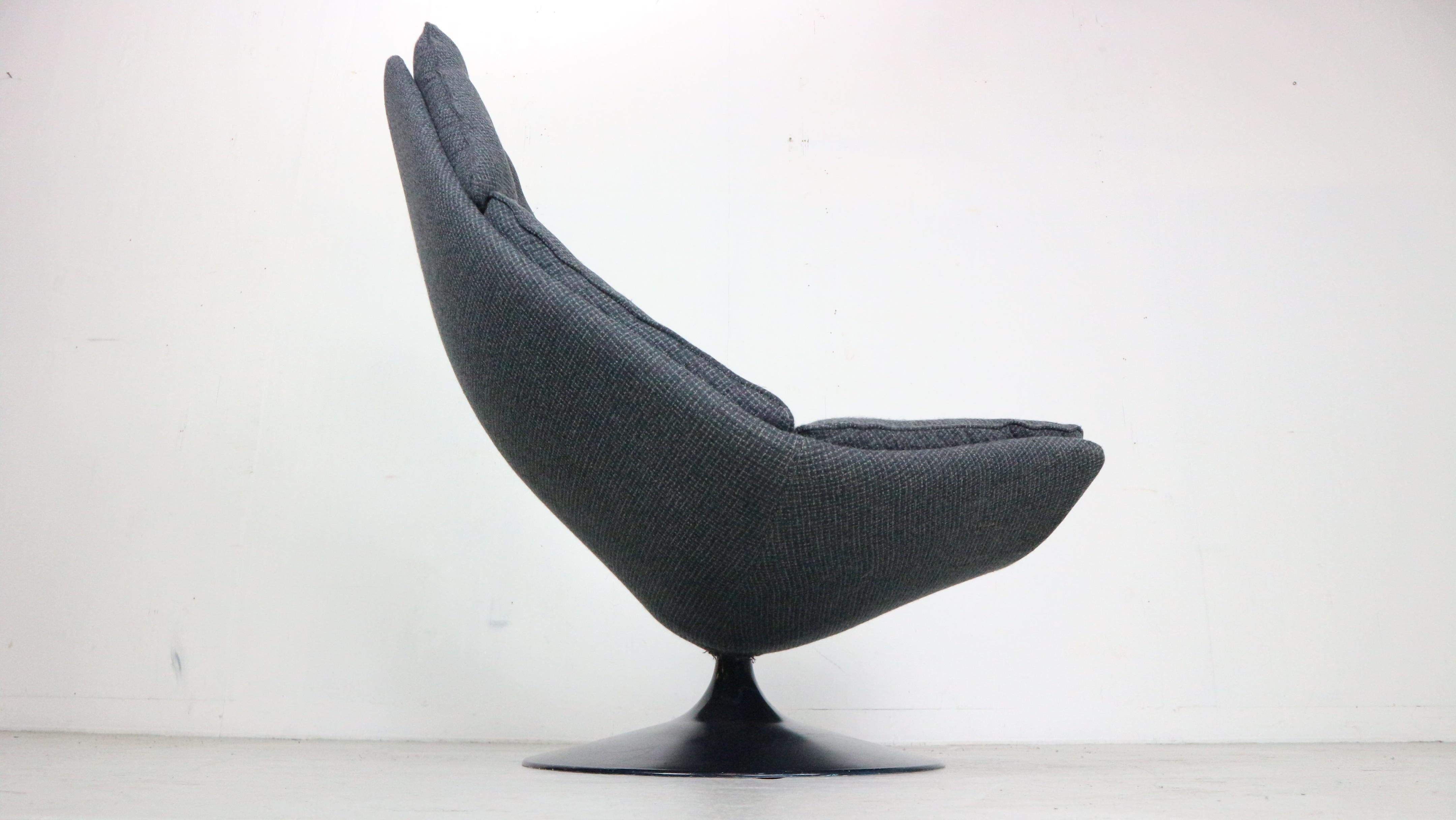 Geoffrey Harcourt Swivel Lounge Chair F511 for Artifort, 1960s, Netherlands 1