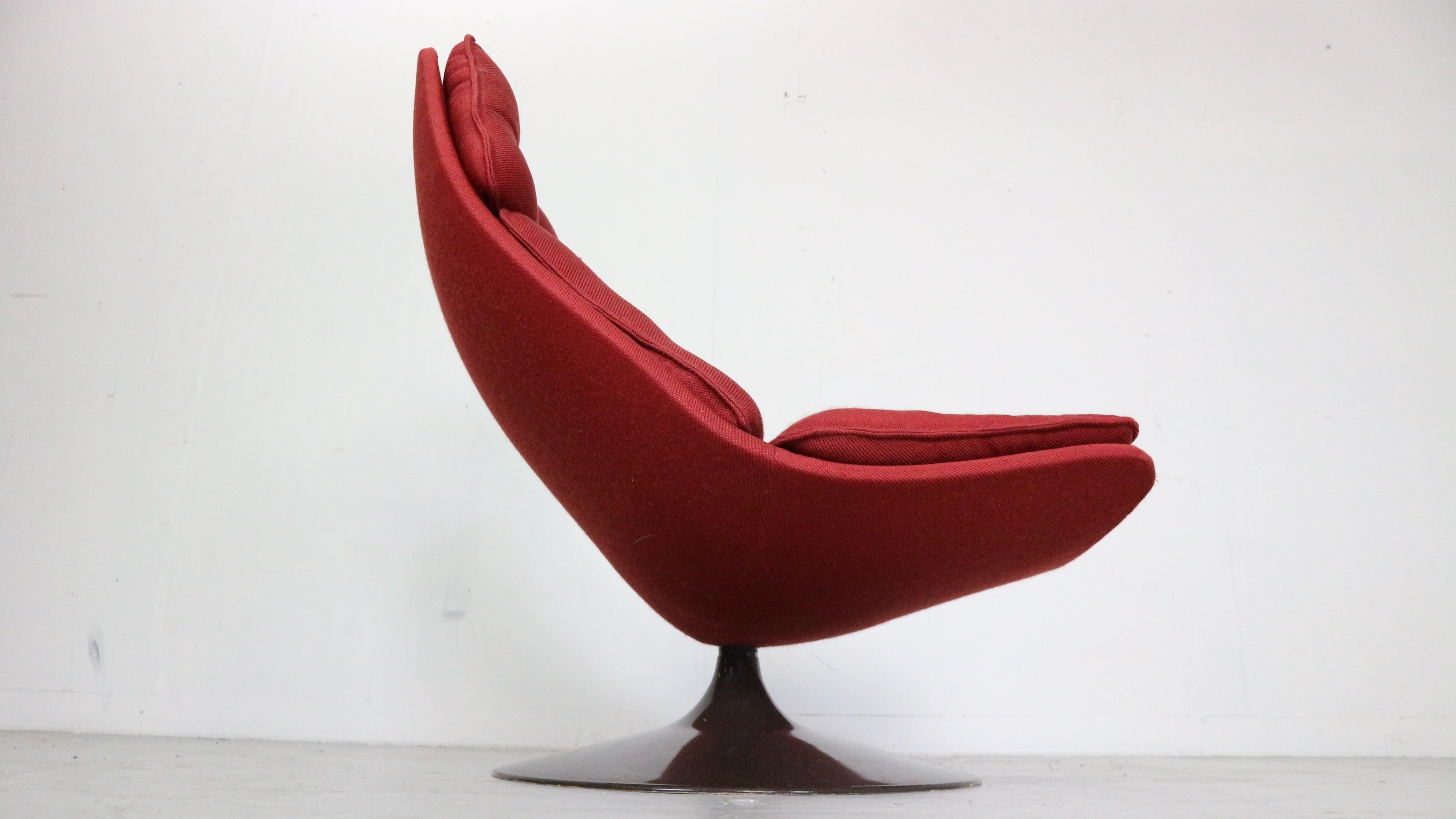Geoffrey Harcourt Swivel Lounge Chair F511 for Artifort, 1960s, Netherlands 2