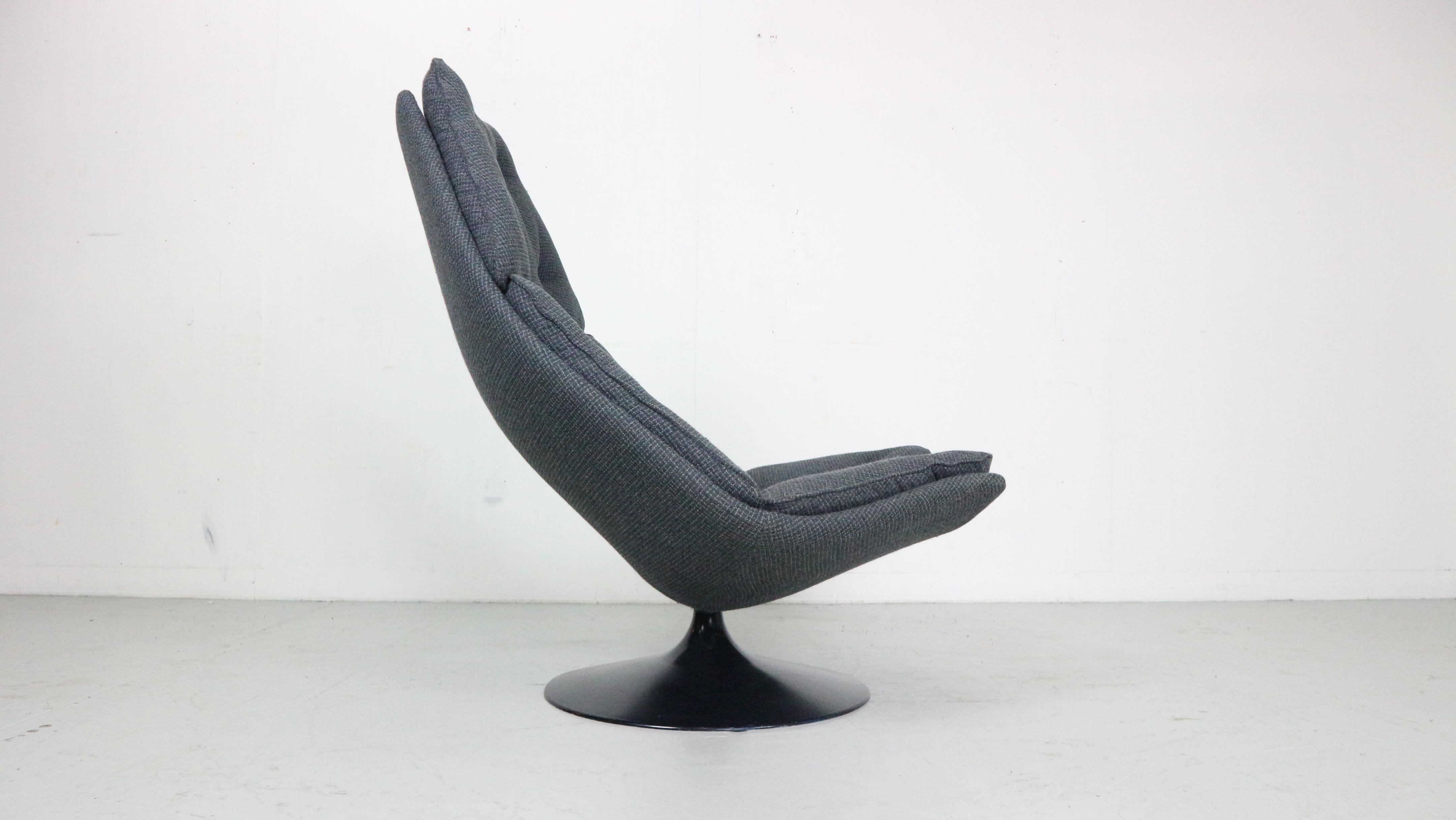 Geoffrey Harcourt Swivel Lounge Chair F511 for Artifort, 1960s, Netherlands 2