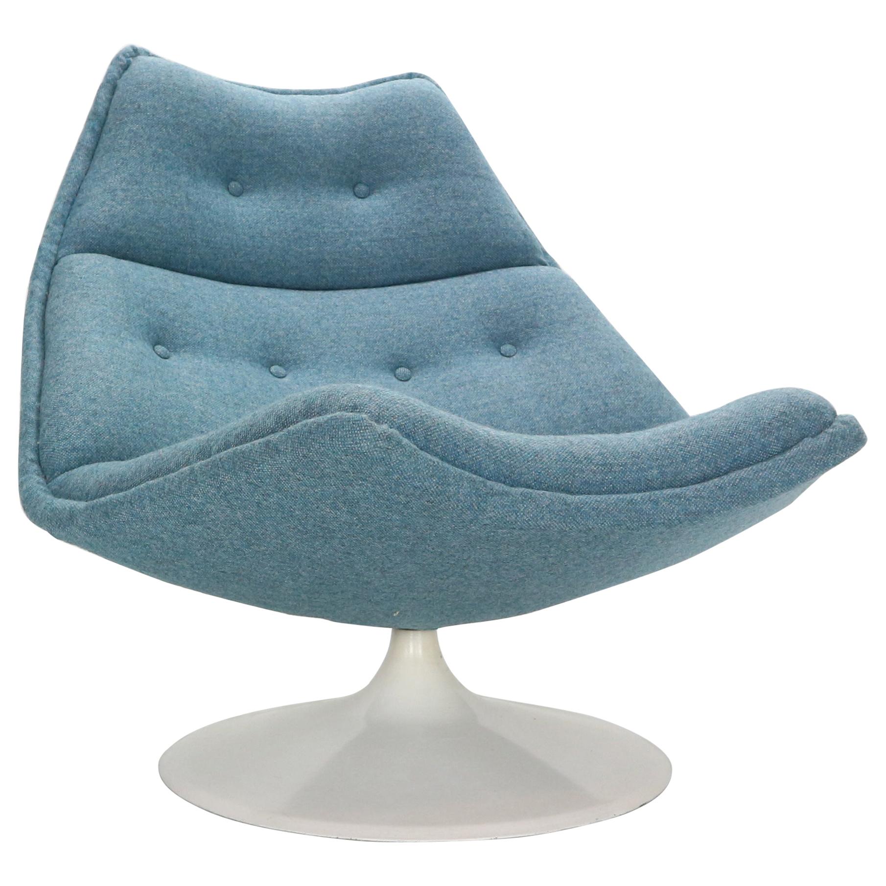 Geoffrey Harcourt Swivel Lounge Chair F511 For Artifort, 1960s, Netherlands
