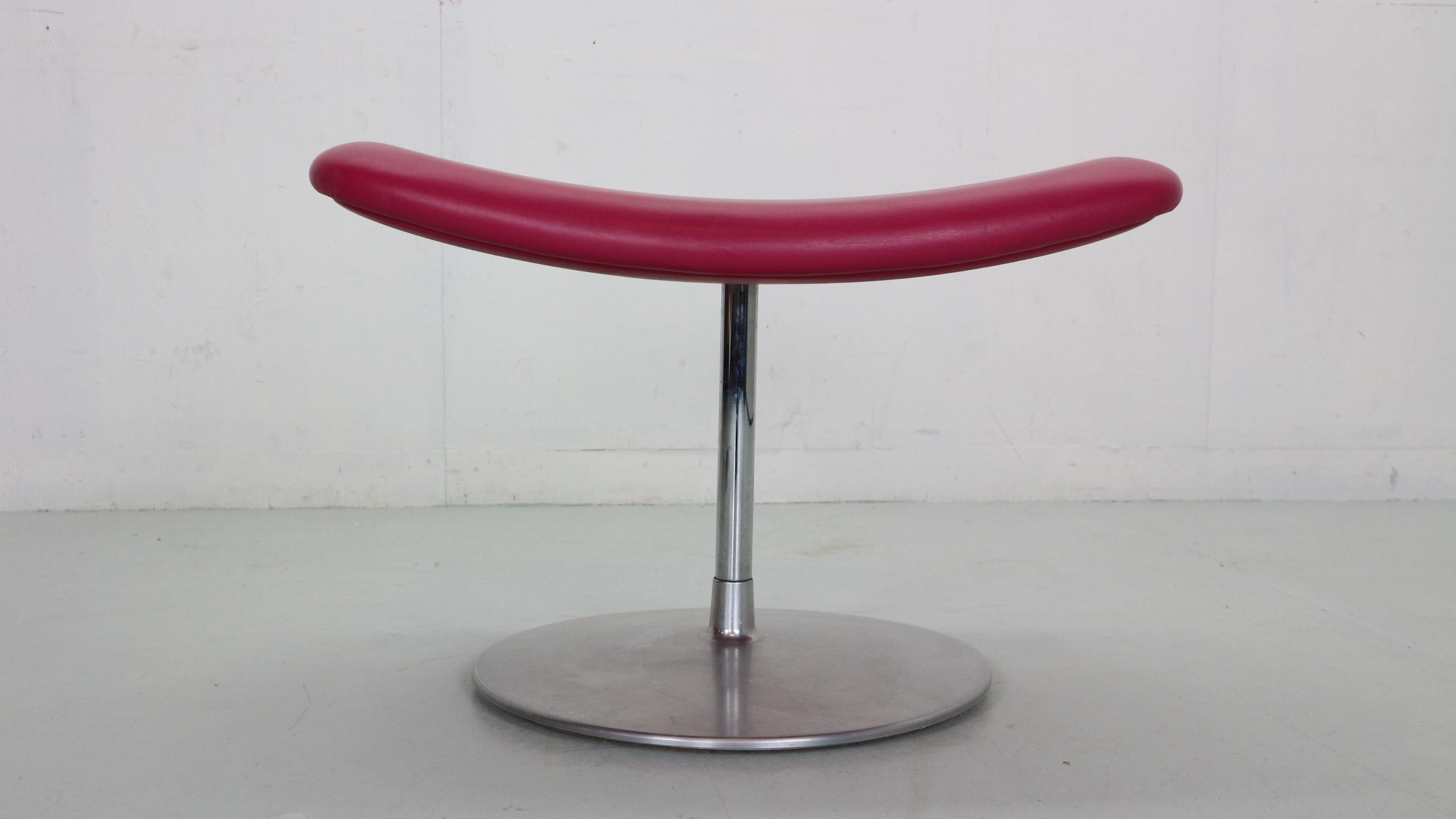 Geoffrey Harcourt Swivel Lounge Chair F978 & Pierre Paulin Ottoman for Artifort 3
