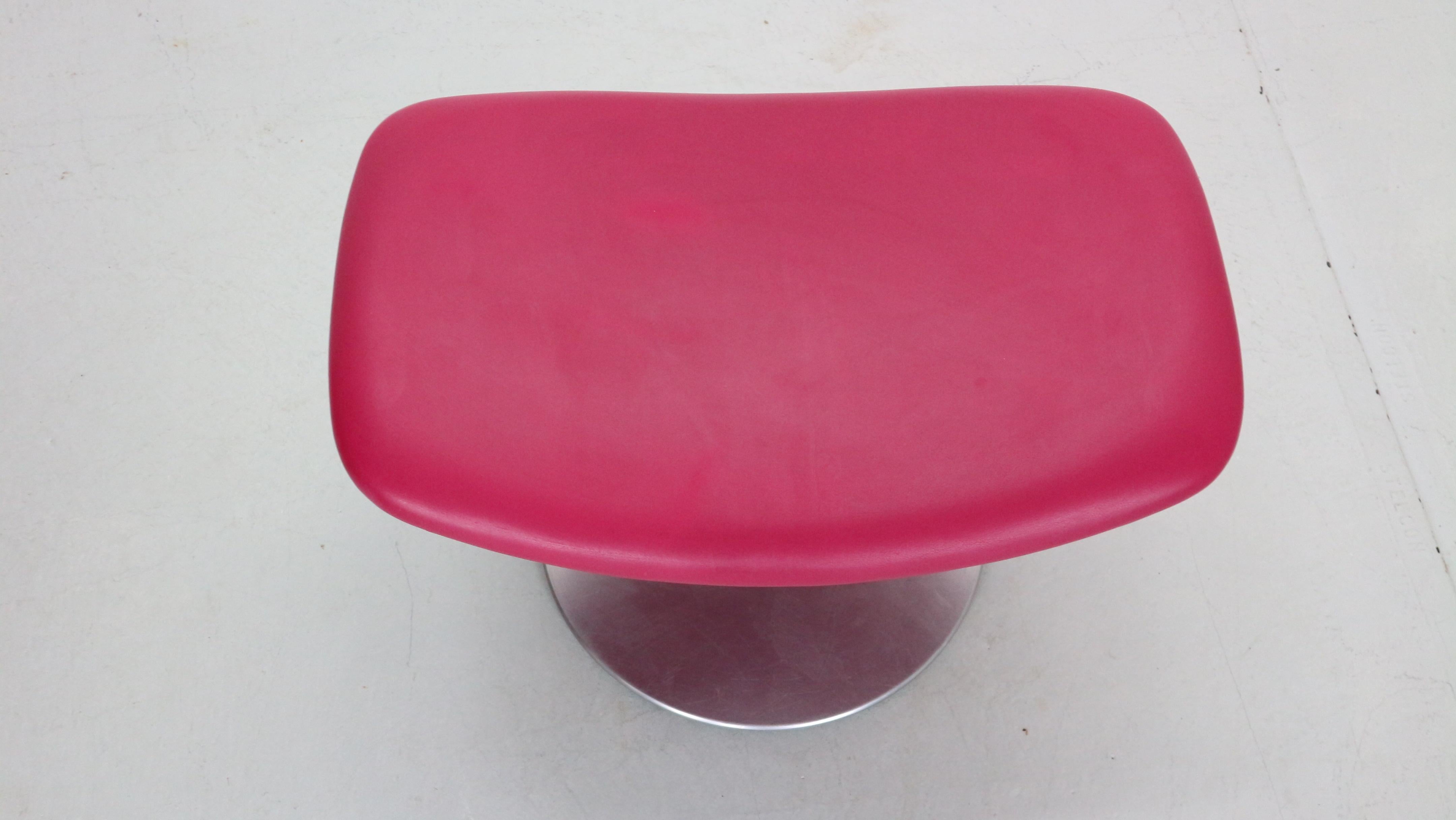 Geoffrey Harcourt Swivel Lounge Chair F978 & Pierre Paulin Ottoman for Artifort 5