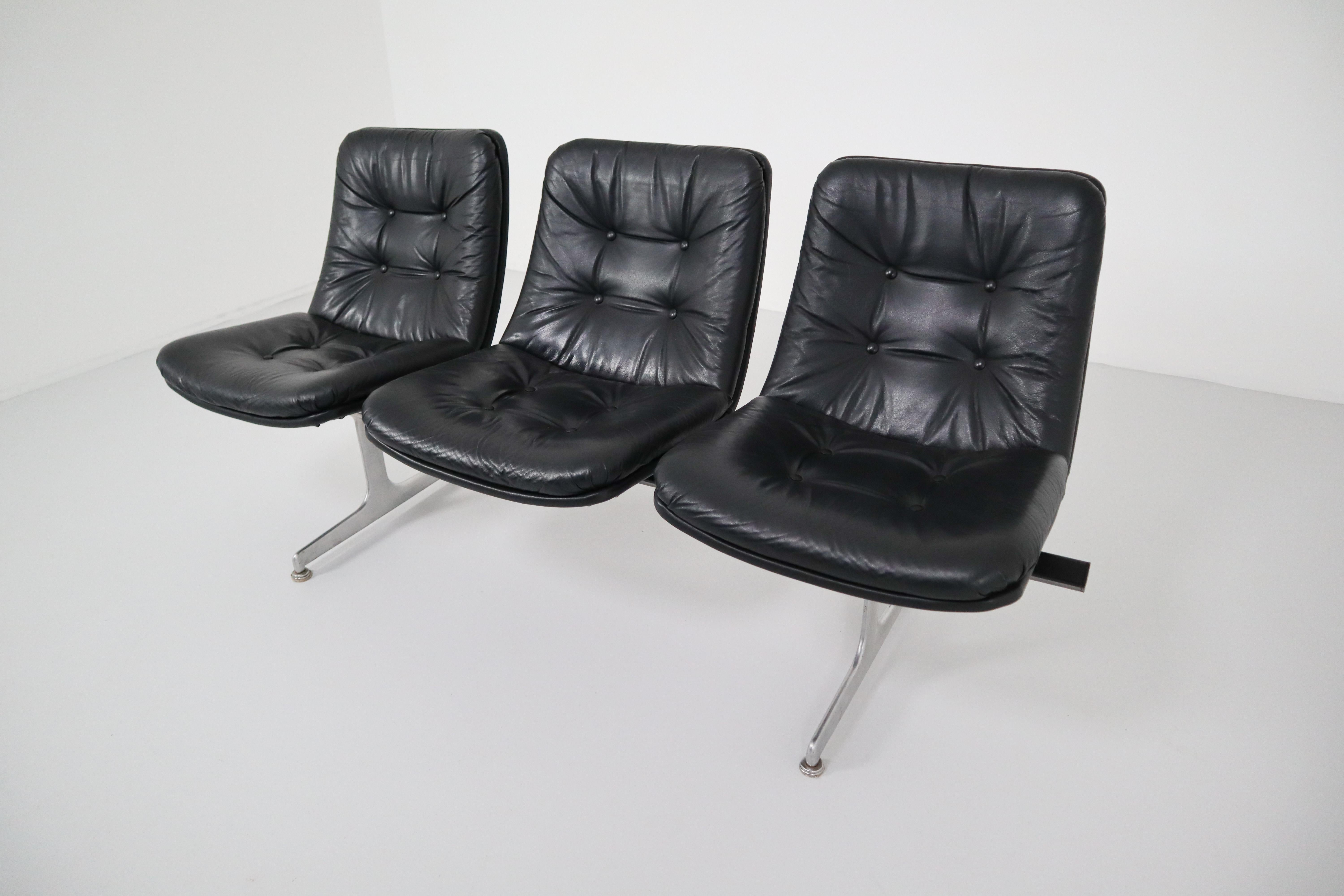 Geoffrey Harcourt Waiting Room Multiple Seating System for Artifort, 1960s 1