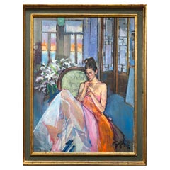 Geoffrey Humphries, Sitzendes Mädchen im Studio