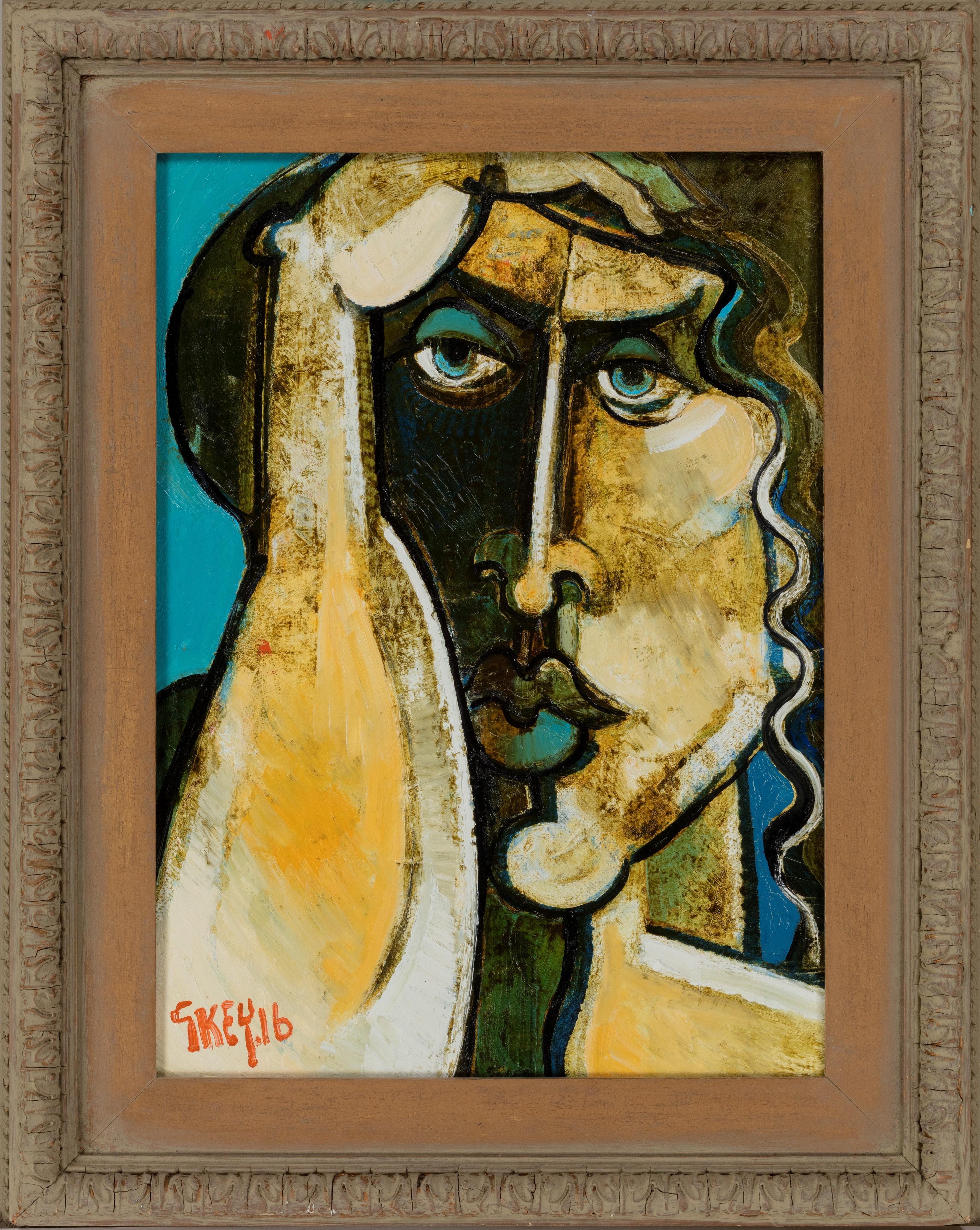 Ramon Santiago Portrait of a Young Girl, Oil Painting by Ramon