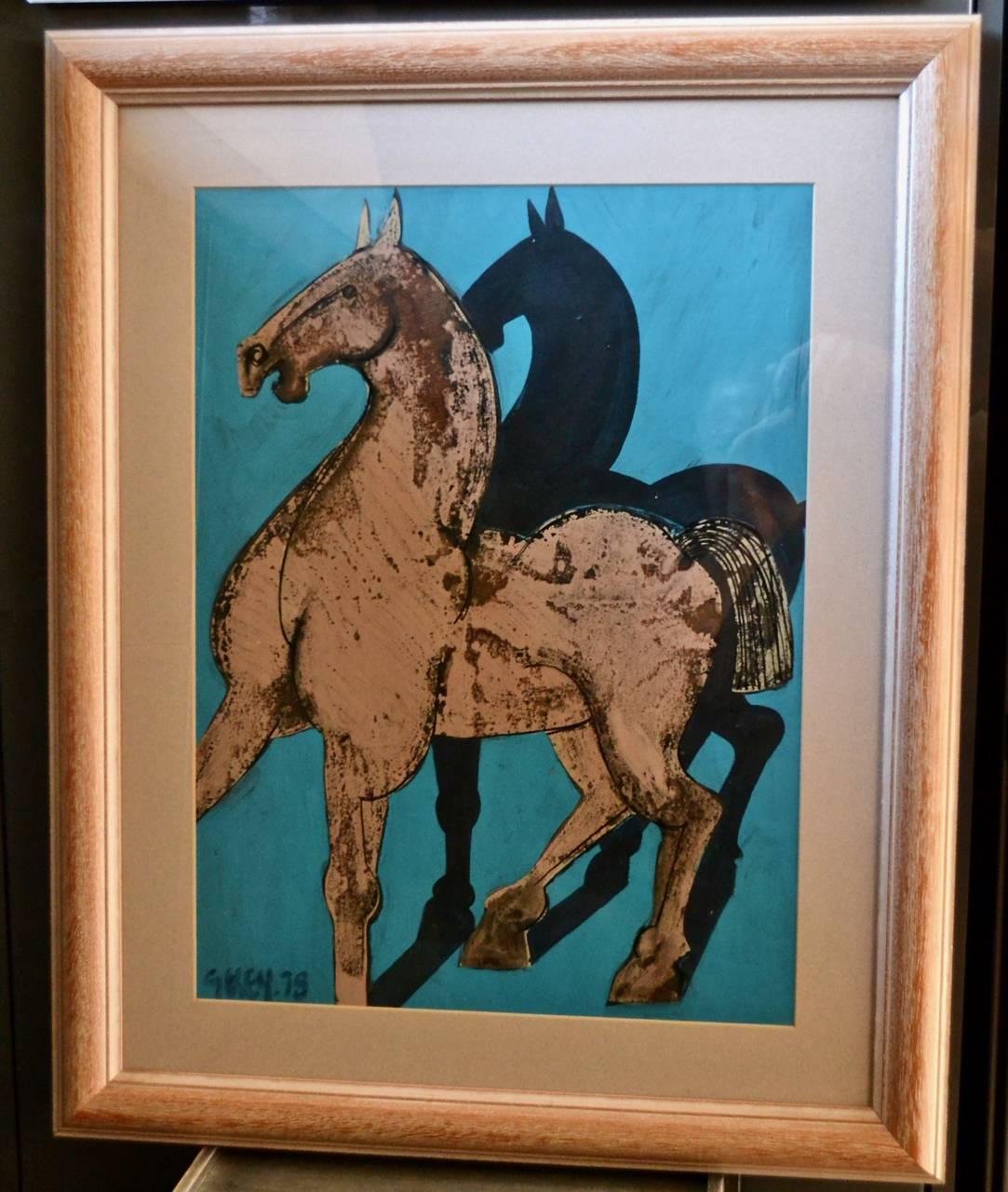 Shadow Horse - Painting by Geoffrey Key
