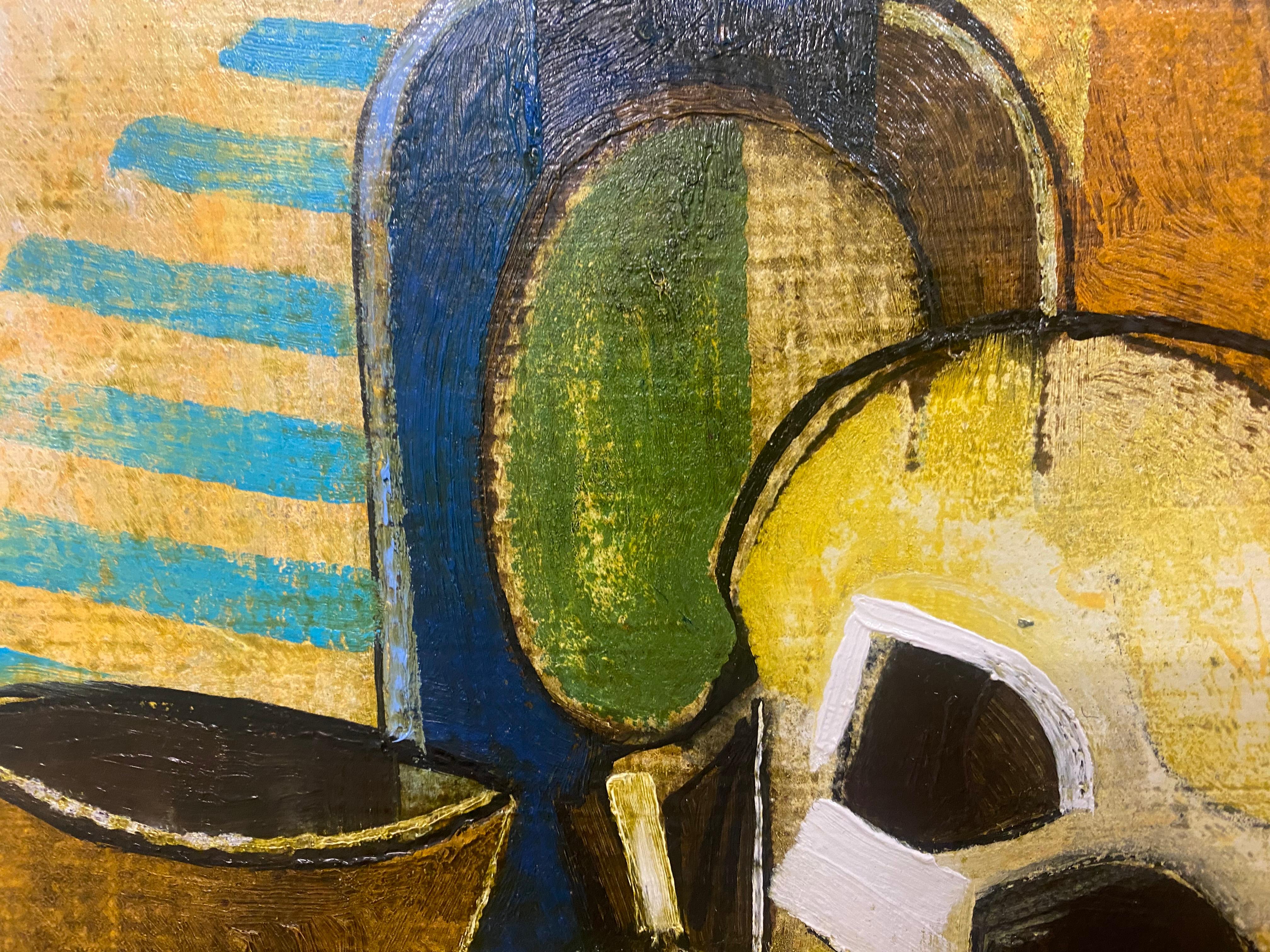 Totenkopf mit Fensterläden (Zeitgenössisch), Painting, von Geoffrey Key