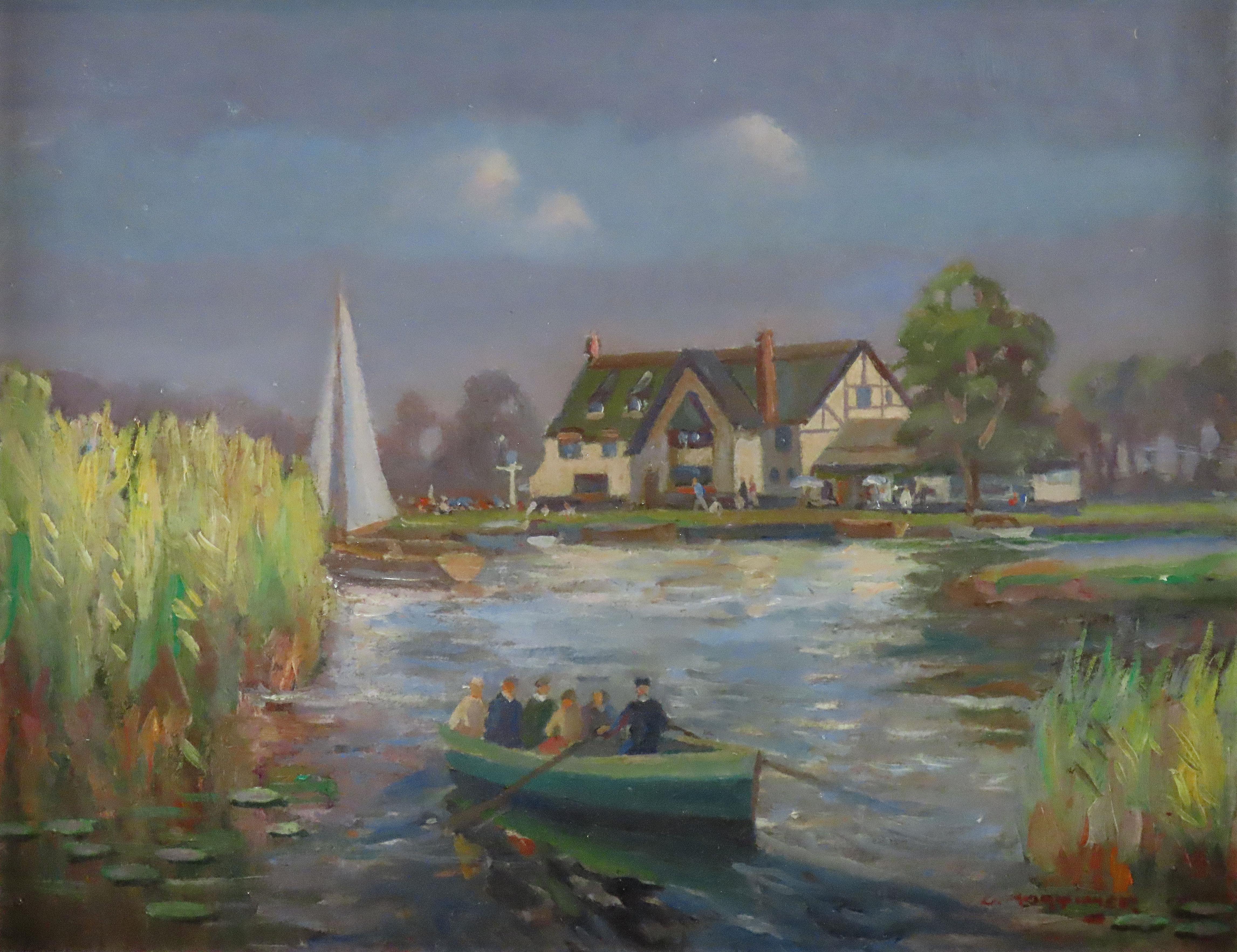 Original Oil on Board, Geoffrey Mortimer. 